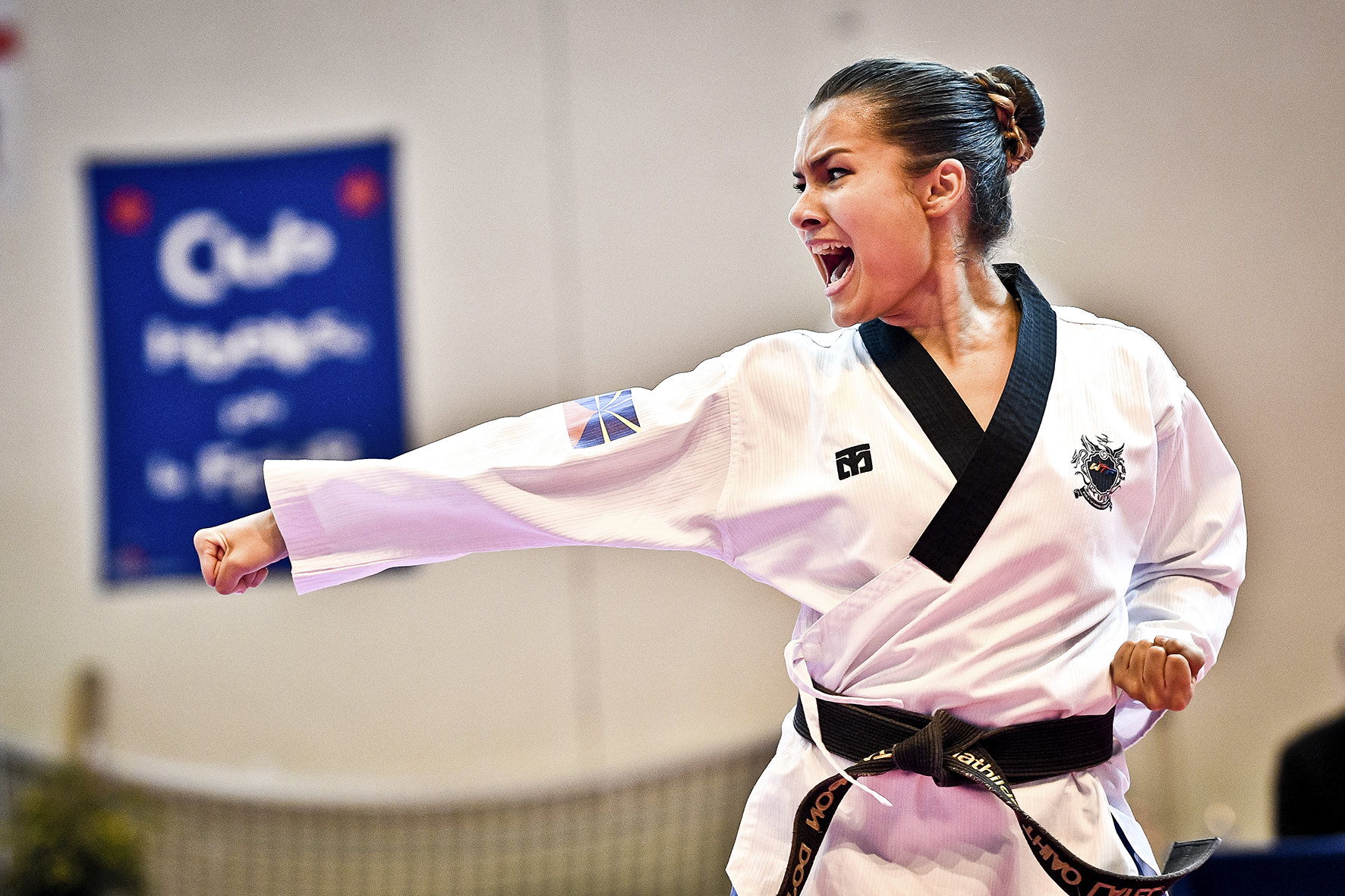 20 ans de pratique, Ceinture Noire 2ème Dan, Championne de France de Taekwondo en 2016, 2017 et 2018, Mathilde Thiao-Layel a déjà fait un bon bout de chemin...
