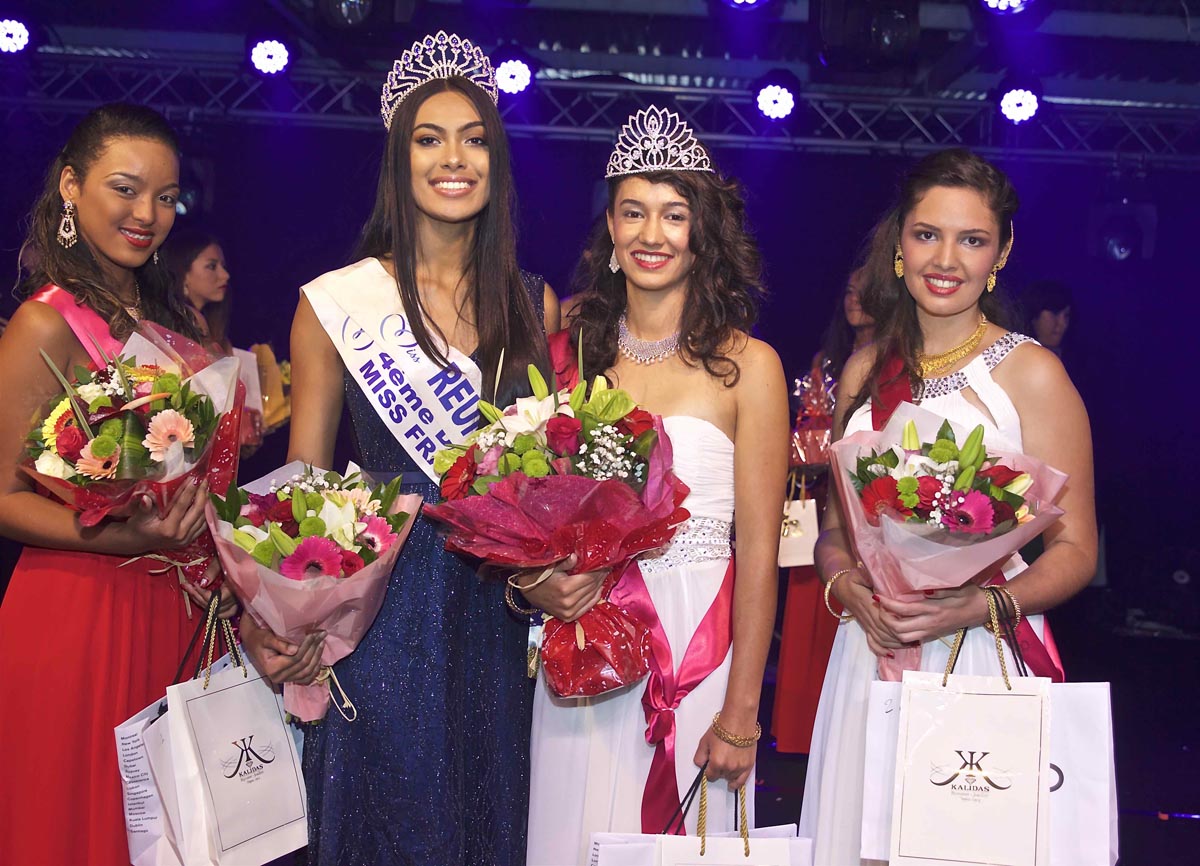 Miss Réunion avec les lauréates