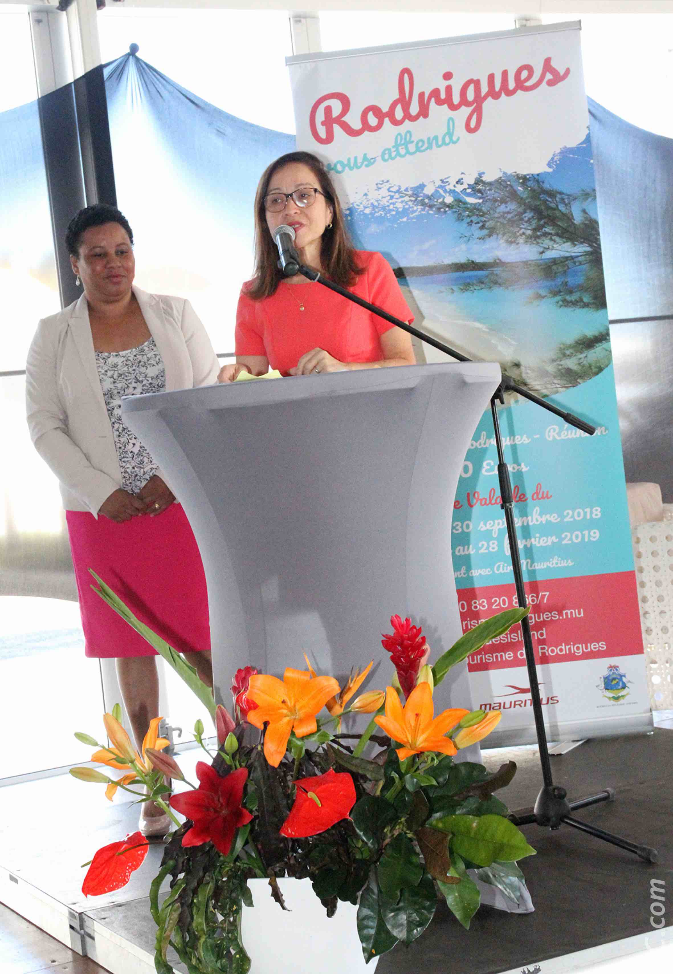 Nathalie Biram, directrice de Air-Mauritius à Rodrigues