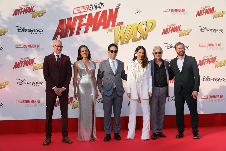 L'équipe du film Ant-Man et la Guêpe à Disneyland Paris: les photos