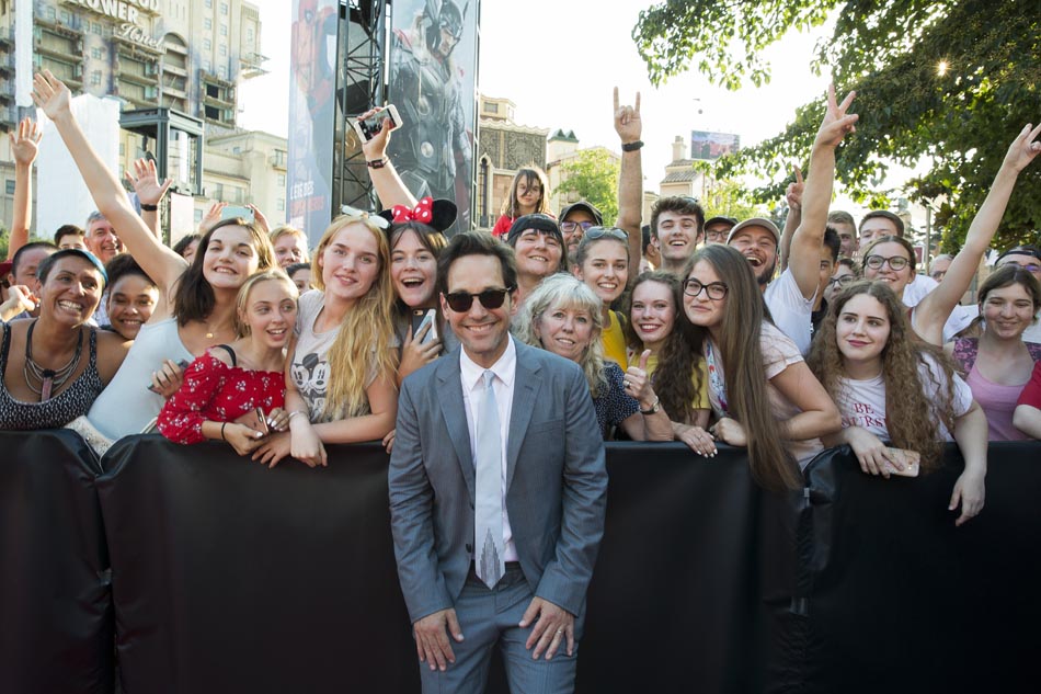 L'équipe du film Ant-Man et la Guêpe à Disneyland Paris: les photos
