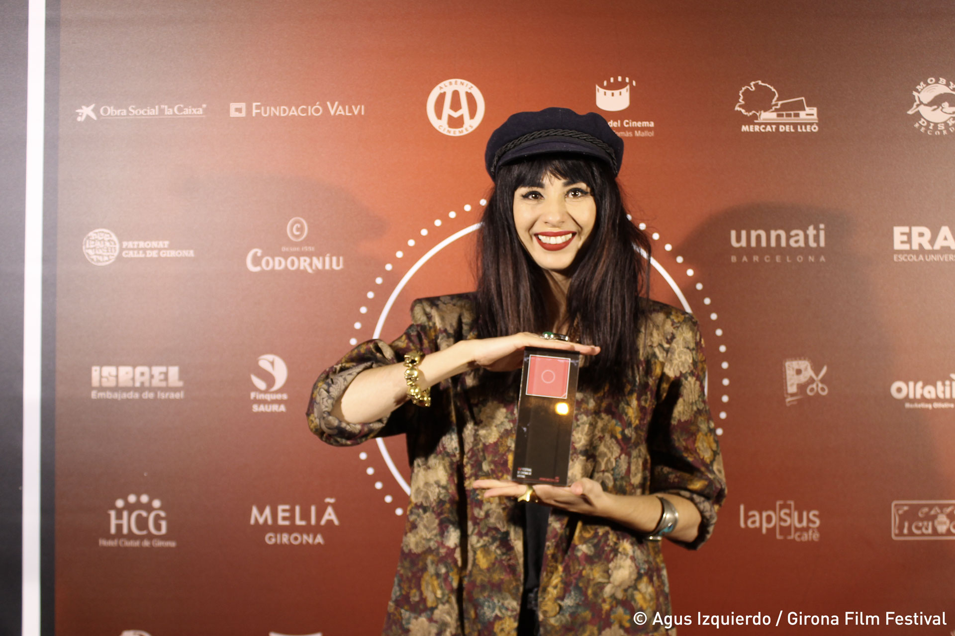 Aurélia avec son Prix de la Mise en Scène