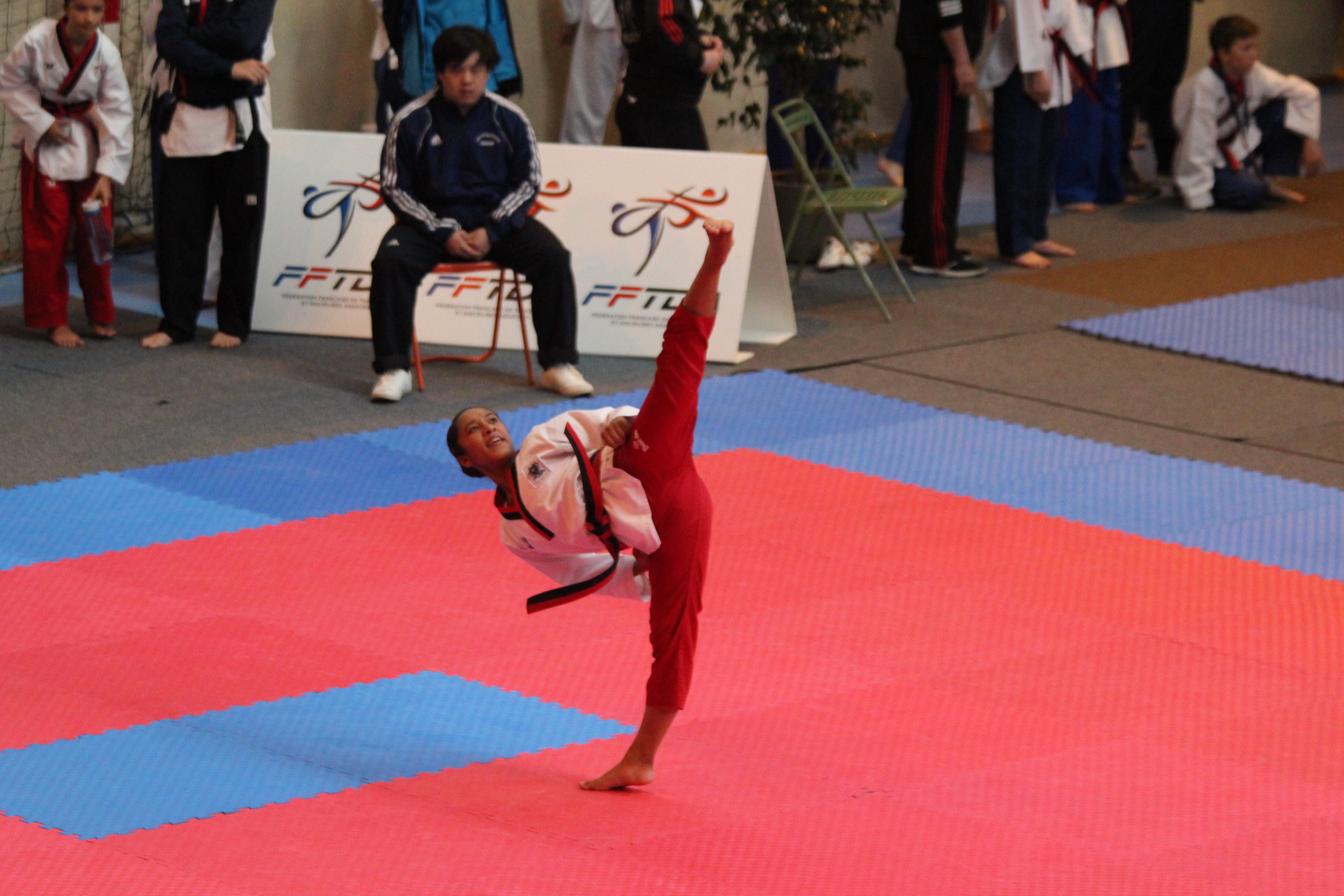 Candice Niclin, championne de Taekwondo