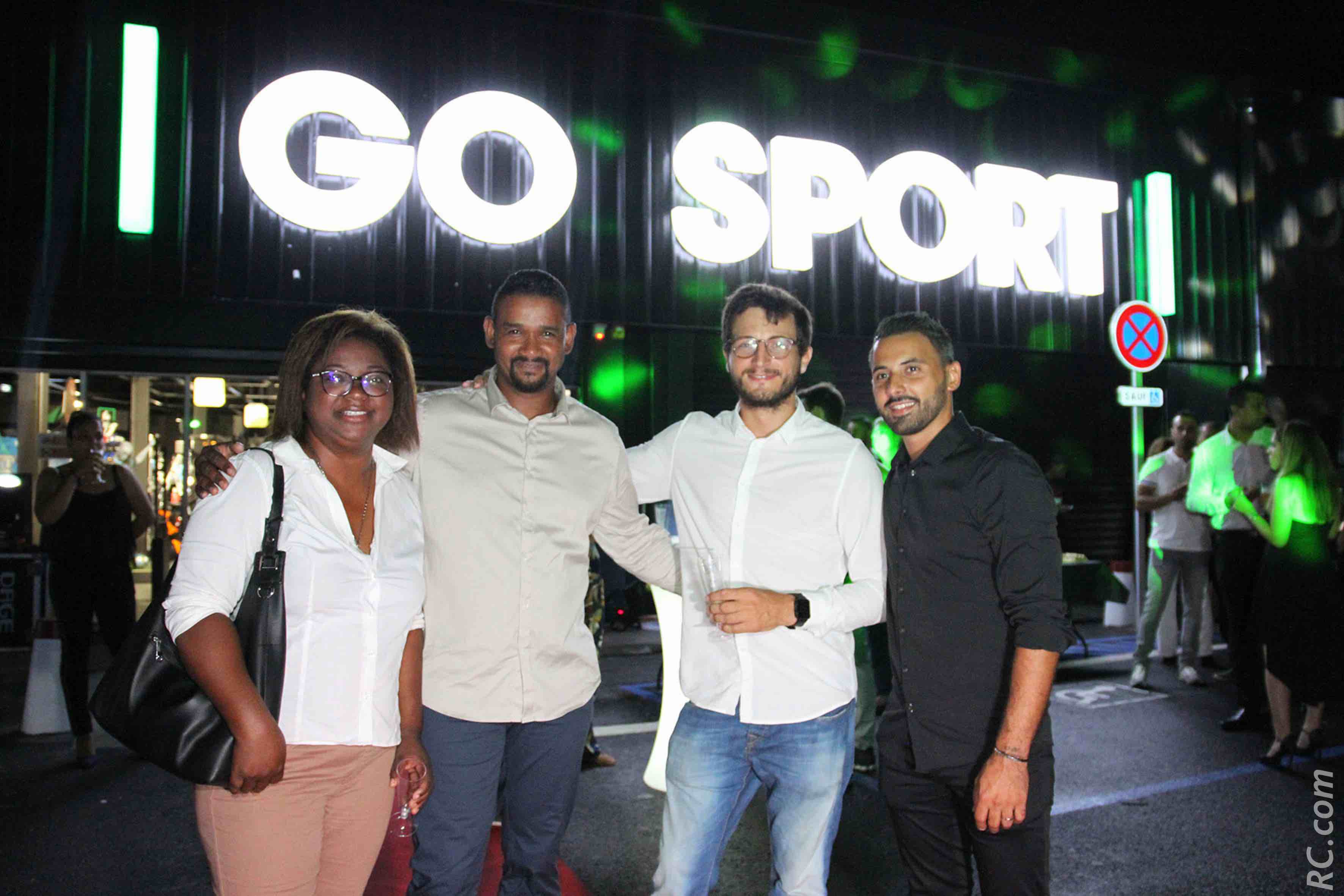 Kelly Giroud, Eddy Némorin, Guy Dreulle,directeur commercial SPCR, et Jeanick Andy