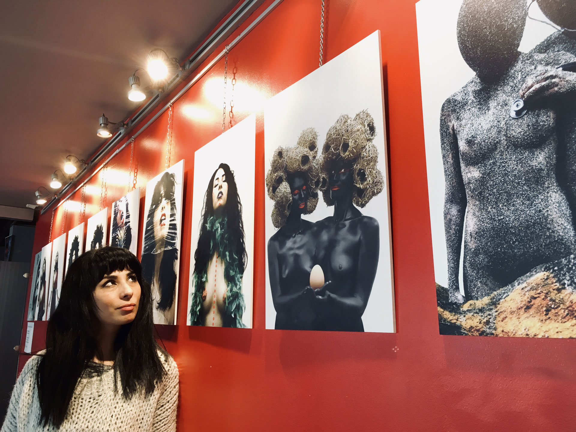 Aurélia a aussi exposé des photos à Tours