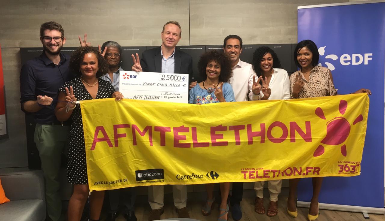 EDF a récolté 25 000 euros pour le Téléthon