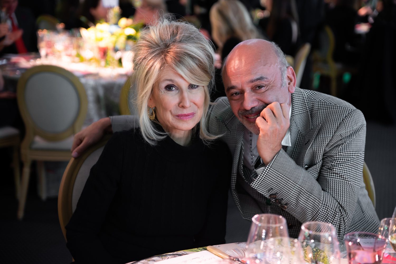 Anne-Florence Schmitt et Christian Louboutin