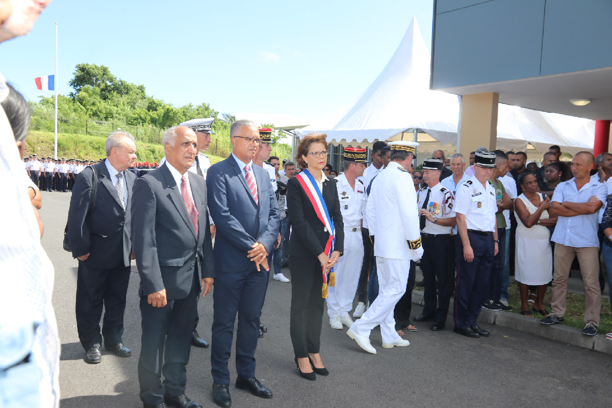 Hommage au sapeur pompier l'adjudant Jessy Eve