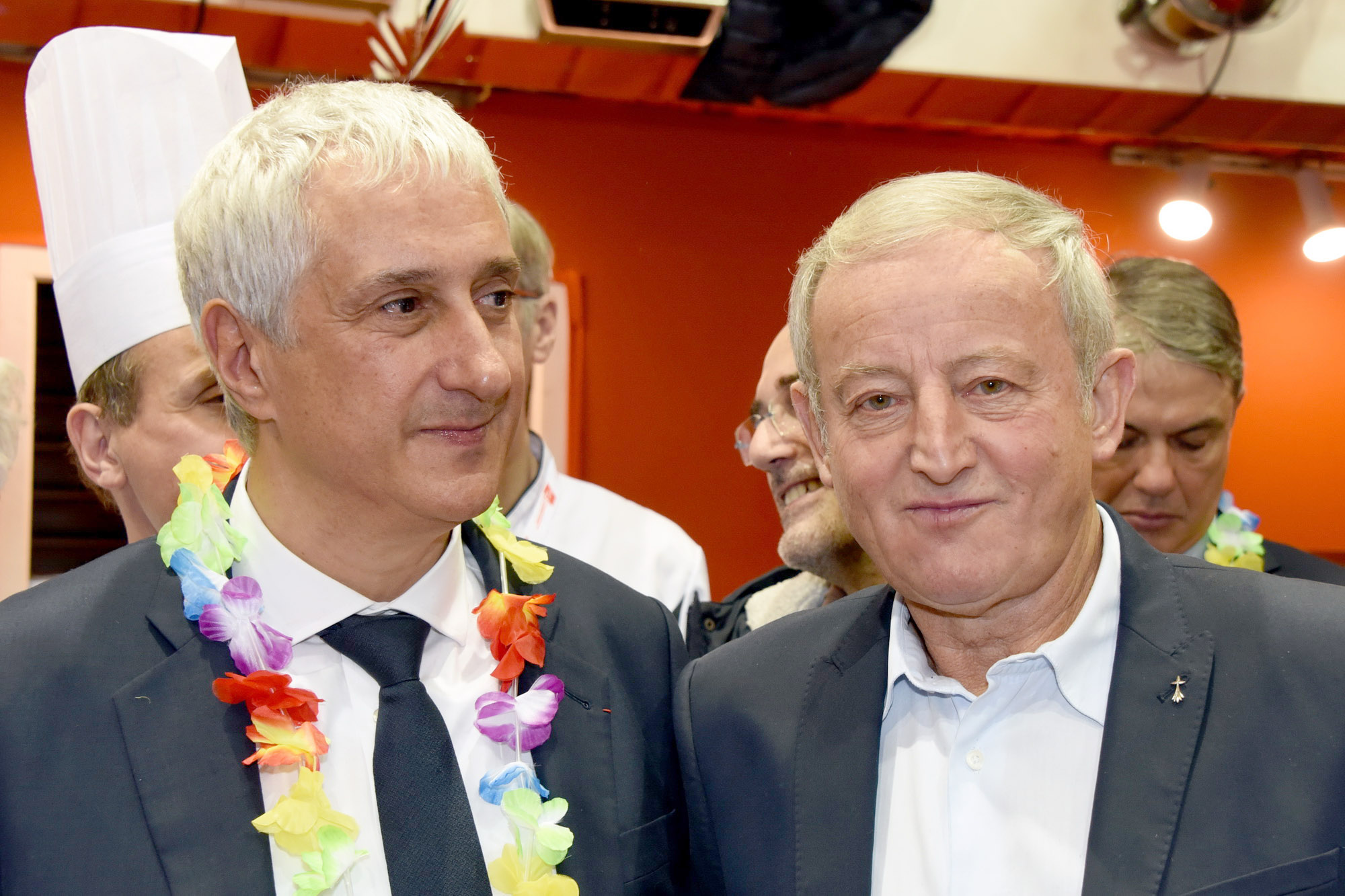 Stéphane Layani, président Rungis, et Yann Queffelec