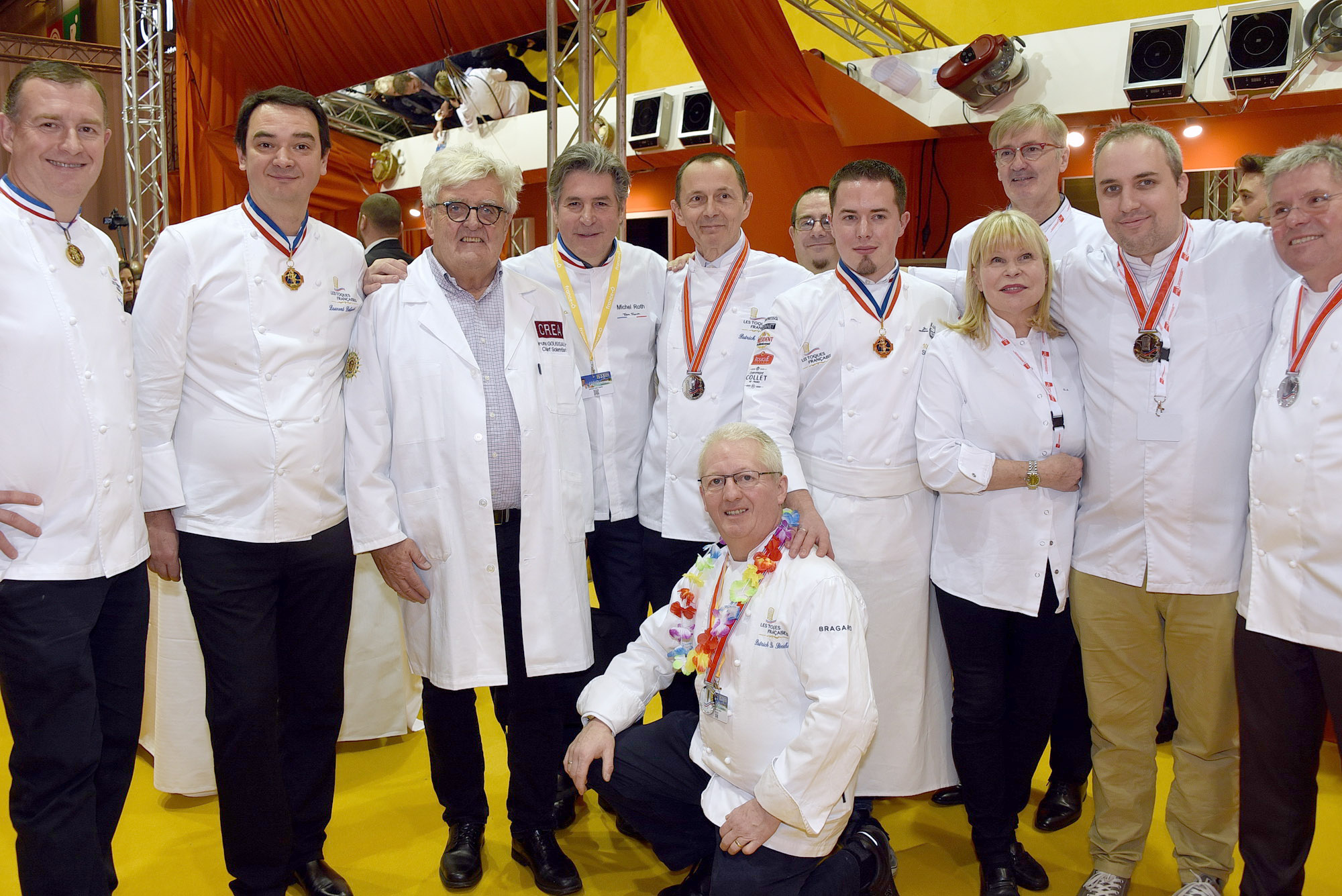 Les chefs, dont Michel Roth, Ghislaine Arabian