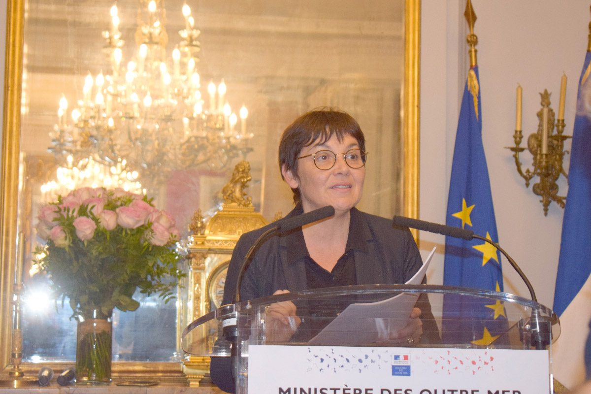 Voeux d'Annick Girardin, Ministre des Outre-merà Paris le 31 janvier 2019