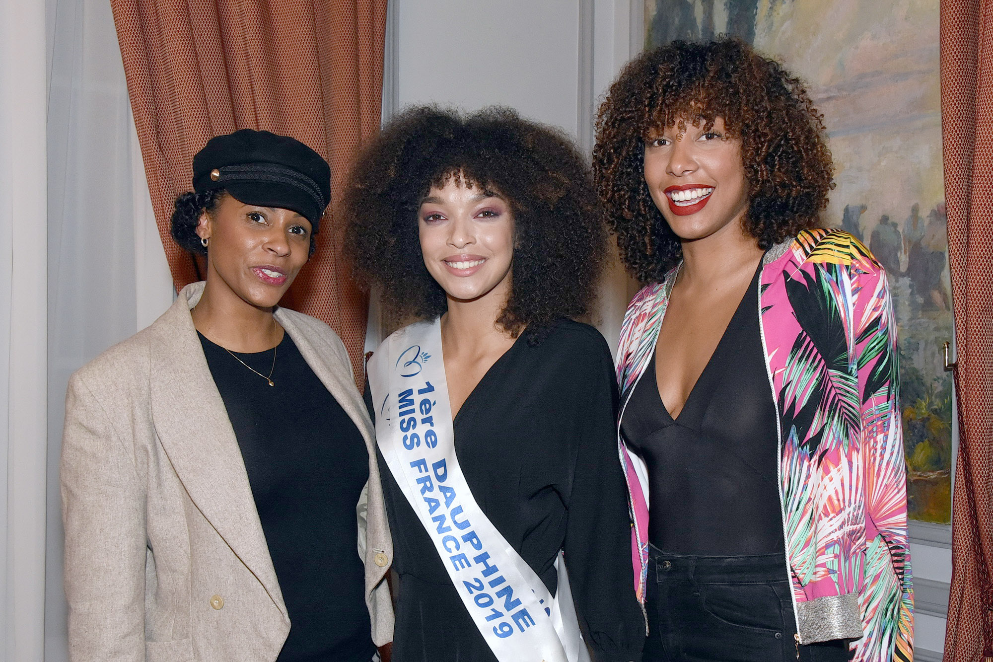 Sandra Bisson, Ophély Mézino, et Chloé Mozar, Miss Guadeloupe 2014