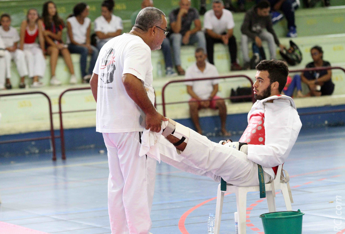 Fabrice Cerveaux coache son fils Corentin