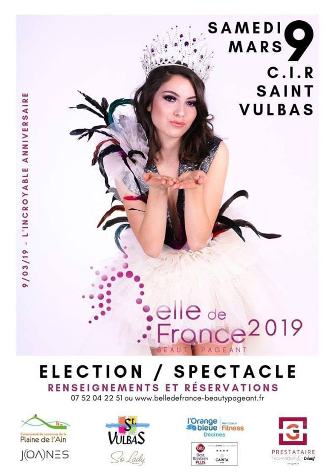 Adelaïde Deboisvilliers participe à Belle de France 2019 le 9 mars