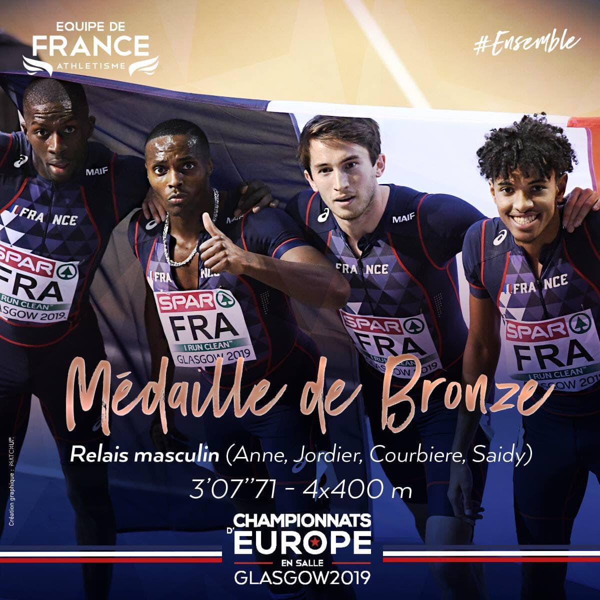 Athlétisme: Saïdy, «ça y fait»! Médaille de bronze oté!