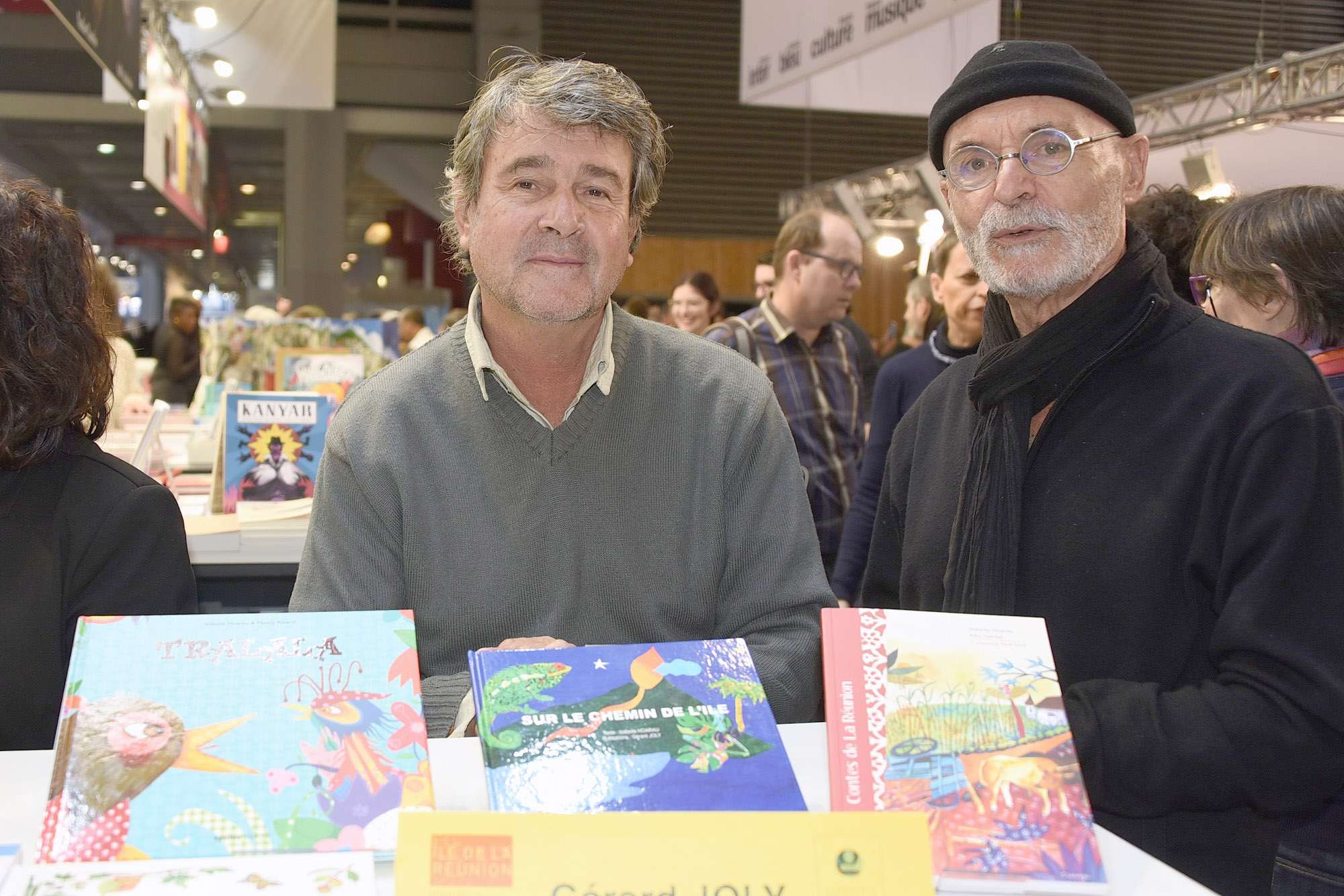Les auteurs réunionnais Gérard Joly et Didier Delezay