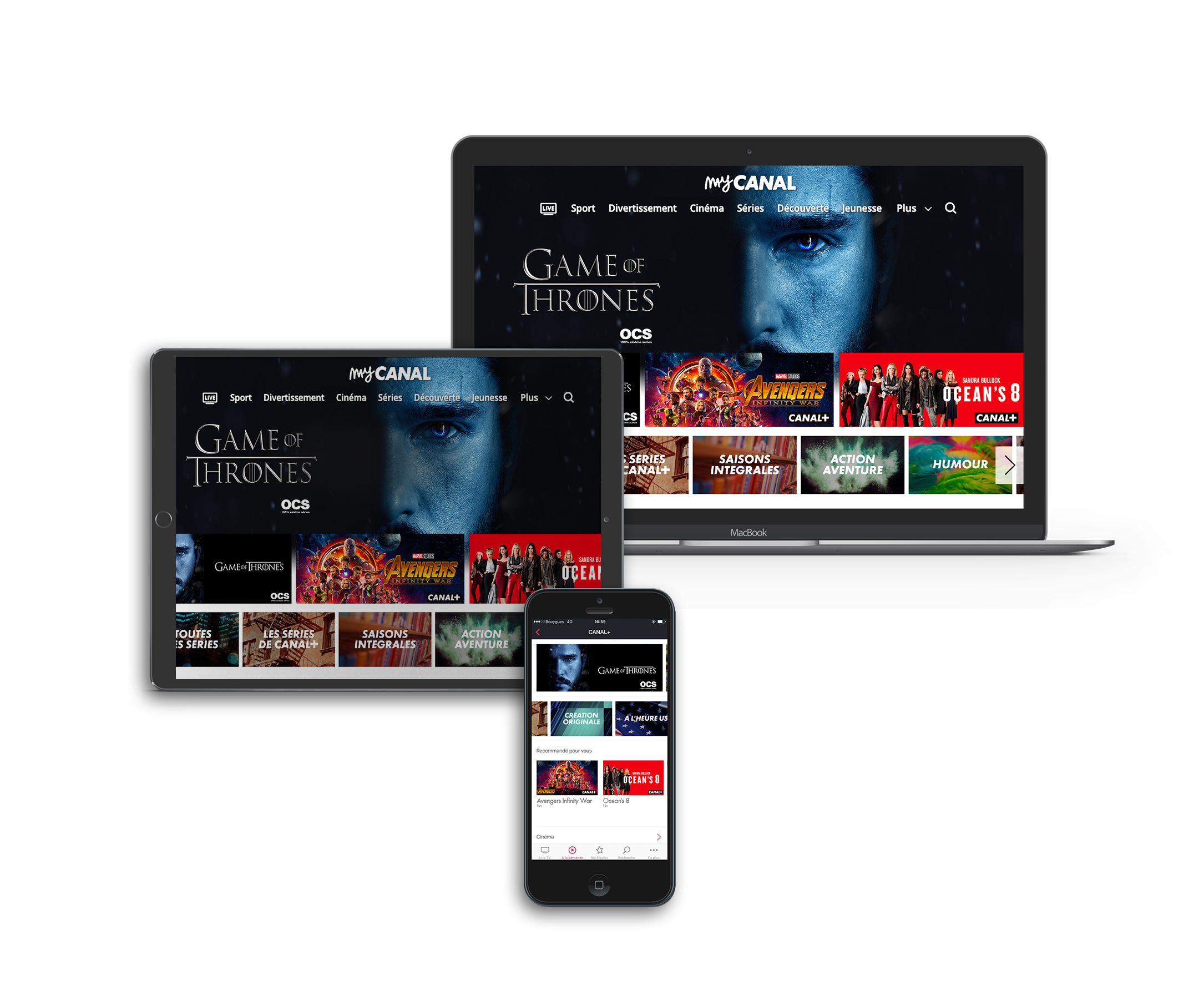 La nouvelle App myCanal offre de nouvelles possibilités... La nouvelle App myCanal offre de nouvelles possibilités...