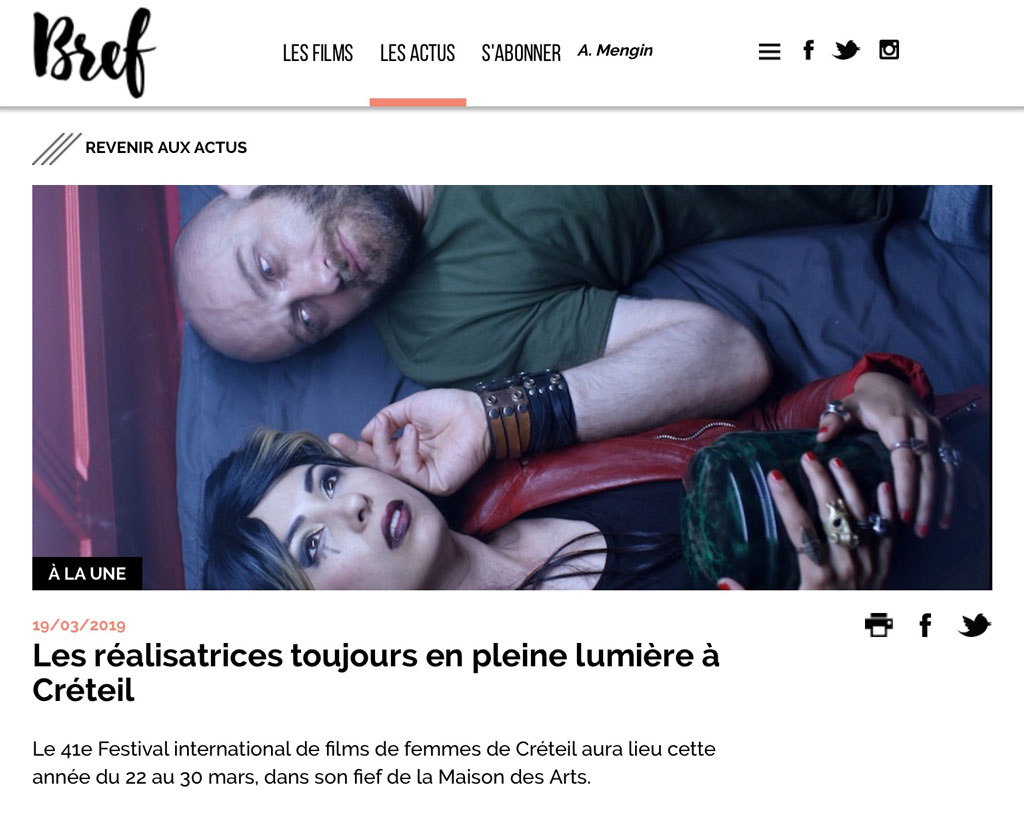 "Fornacis" dans la revue Bref Cinéma