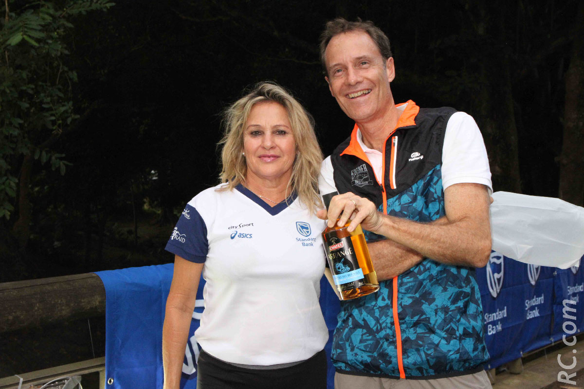 Marlène Chane See Chu, présidente du CAPC, et Albert d'Unienville, le boss de Racing Republic
