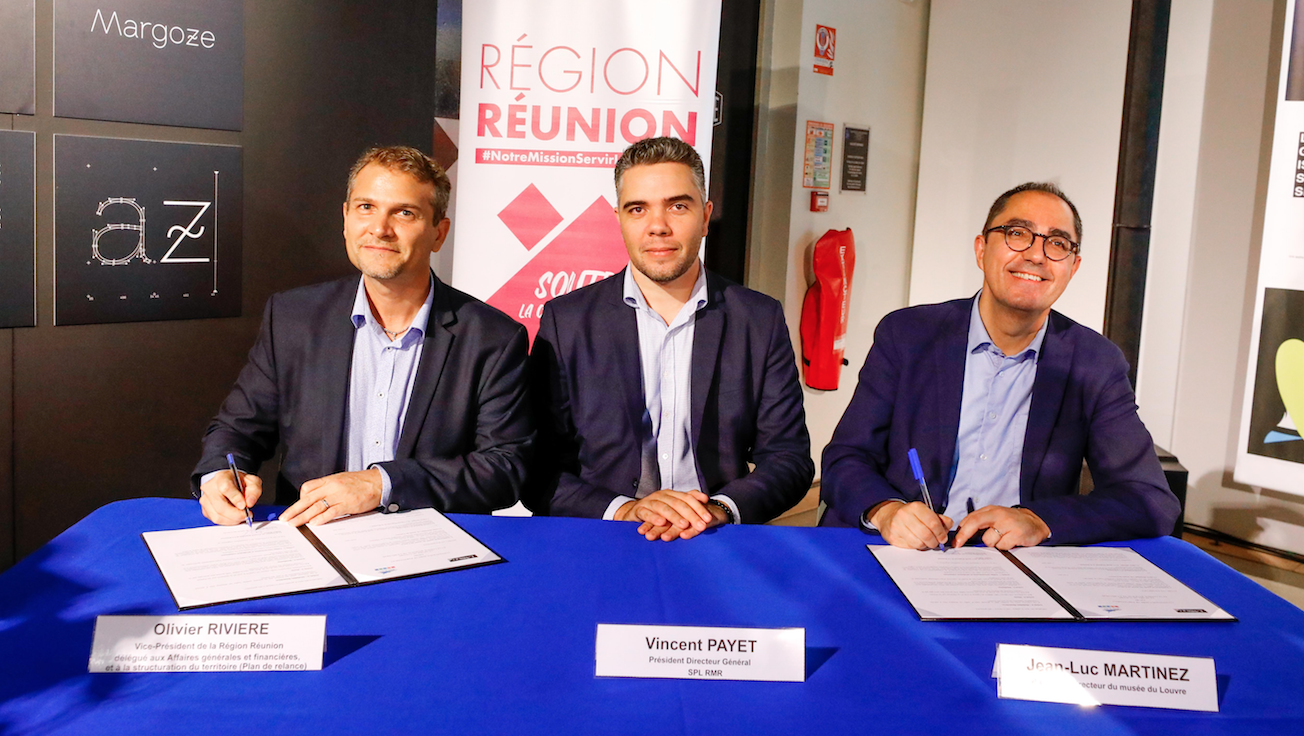 Olivier Rivière, Vincent Payet et Jean-Luc Martinez