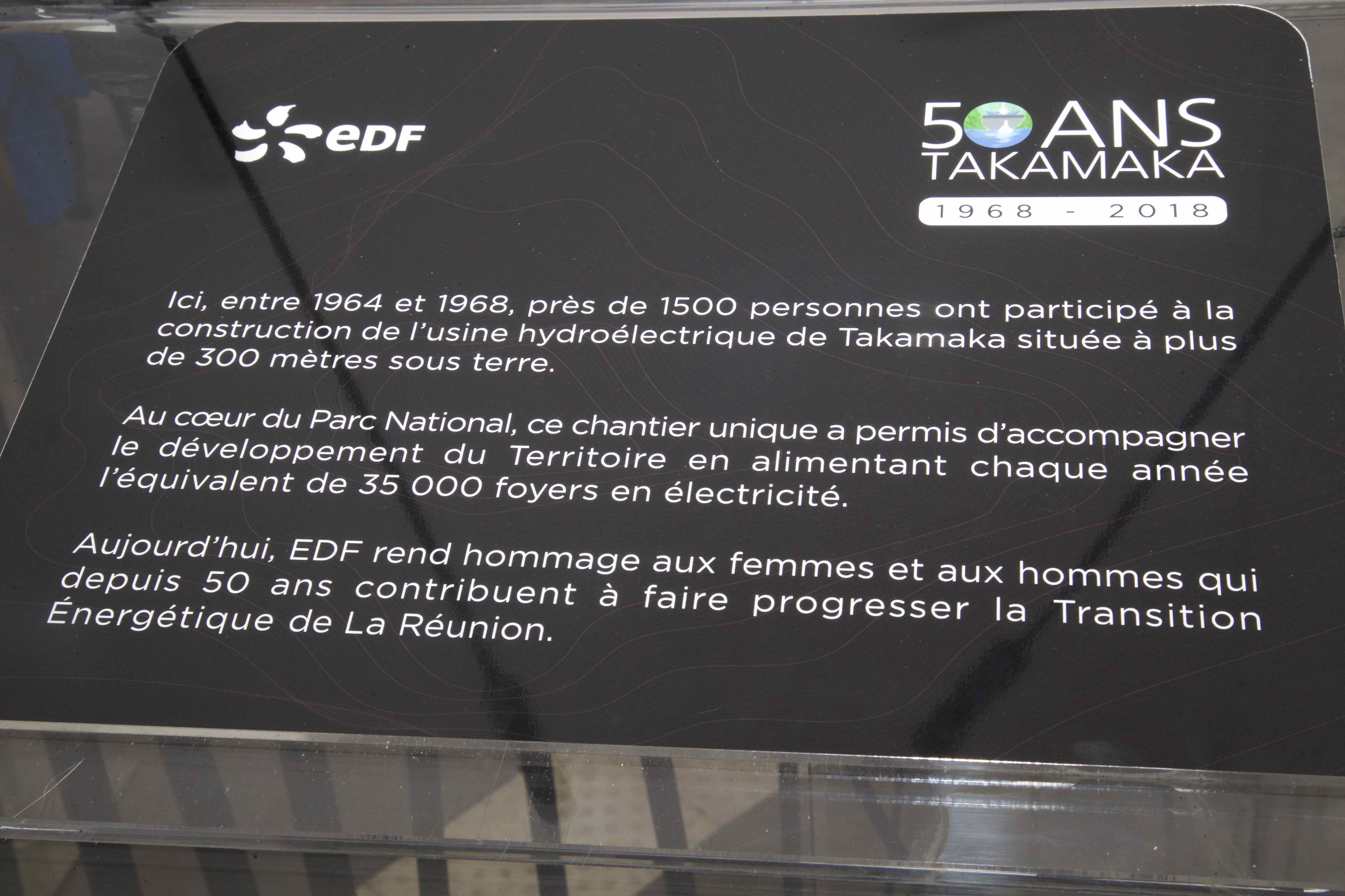 Les 50 ans de la centrale hydroélectrique de Takamaka: photos