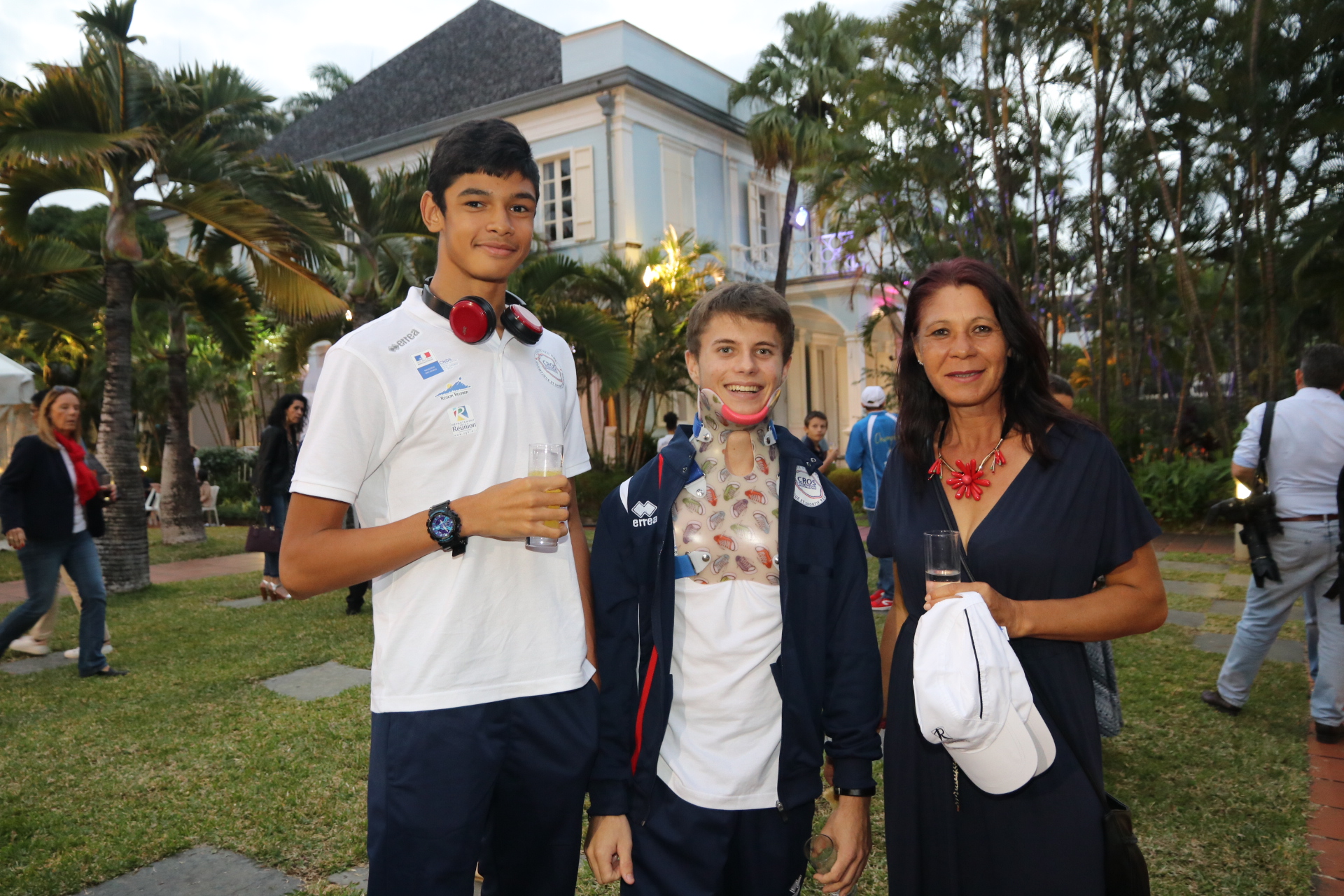 JIOI 2019: Sébastien Maillot porte drapeau de La Réunion