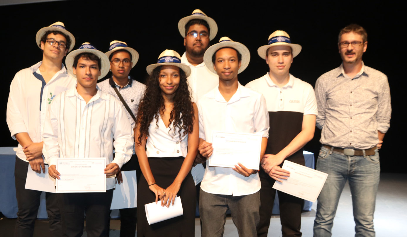 Remise de diplômes UFR Sciences et Technologies au Téat Champ Fleuri