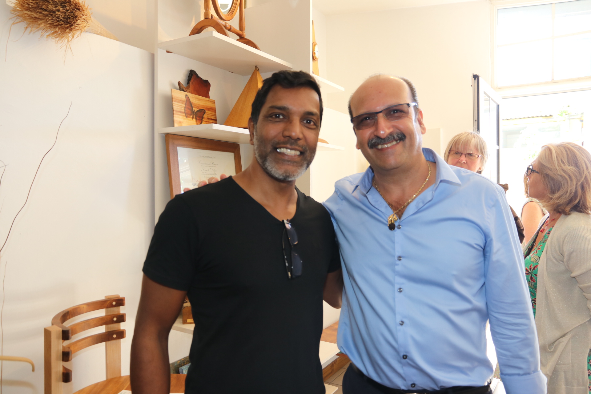 Stéphane L’ébénisterie Vencatachellum et Krishna Kalidas