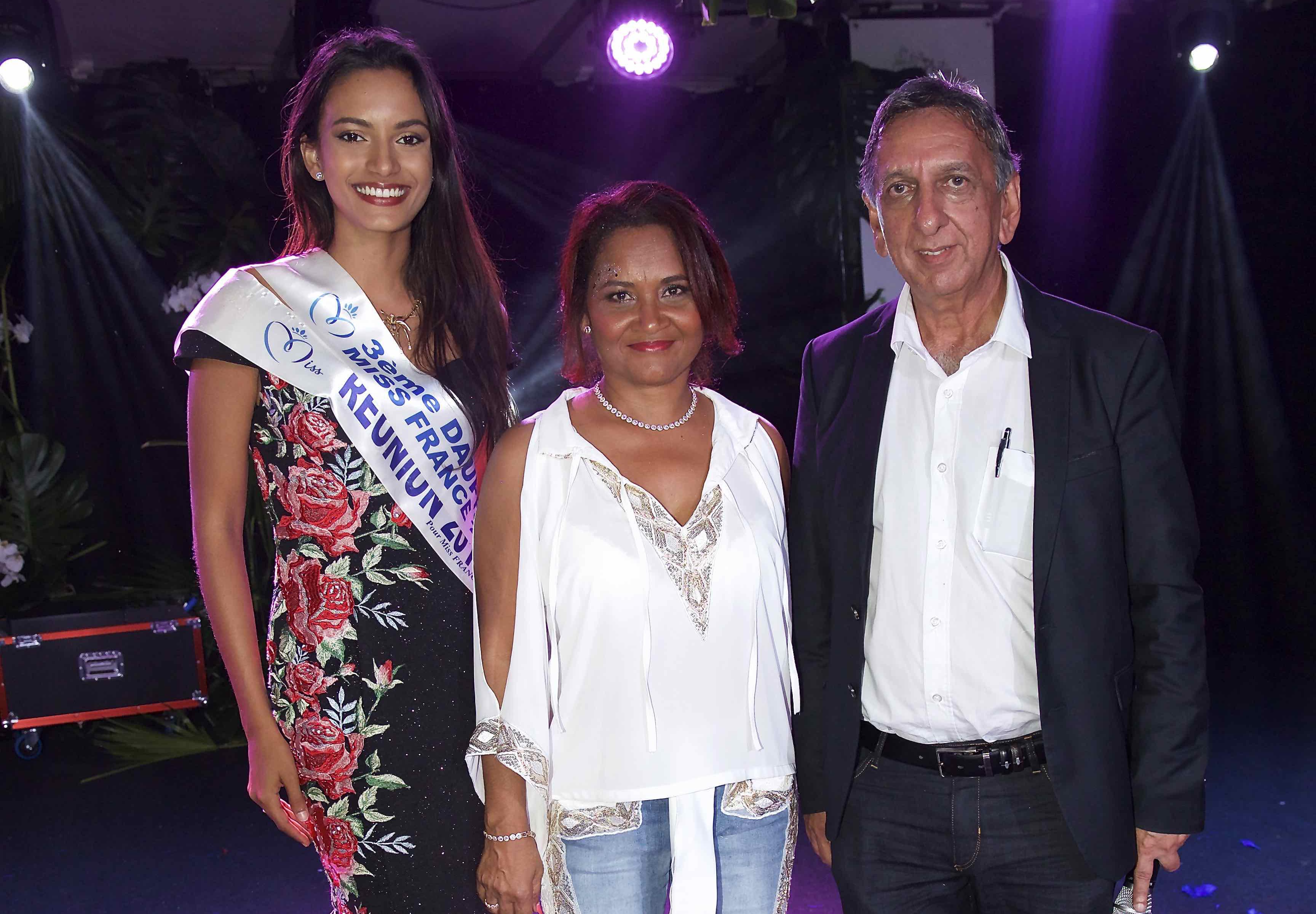 Morgane Soucramanien, Michèle Payet et Aziz Patel