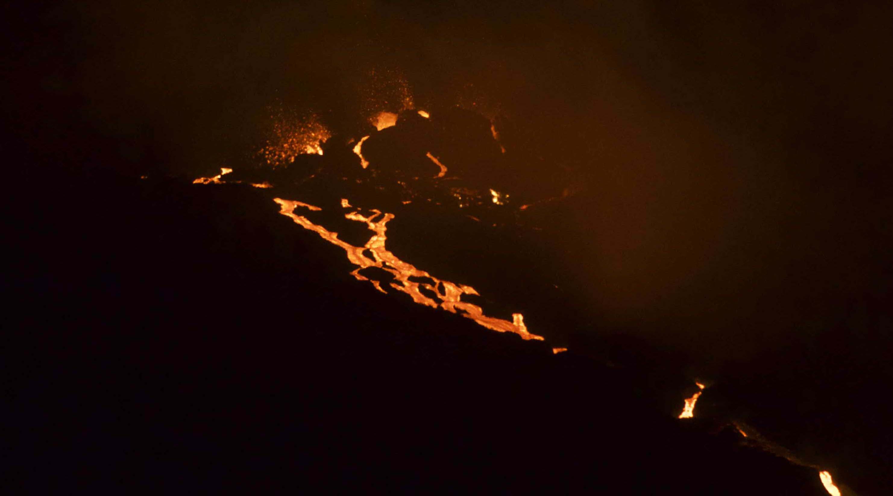 Eruption de la Fournaise août 2019
