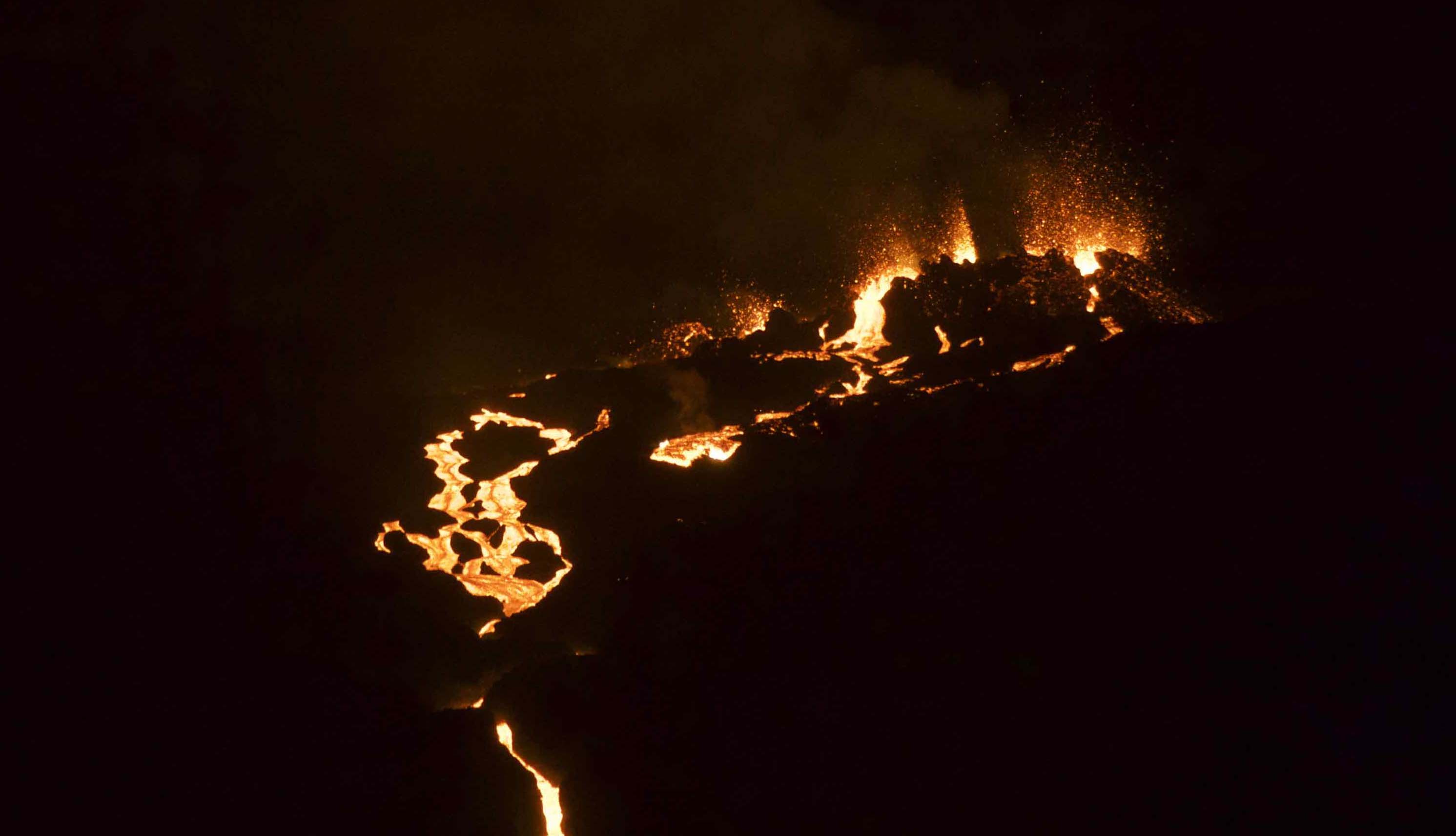 Eruption de la Fournaise août 2019