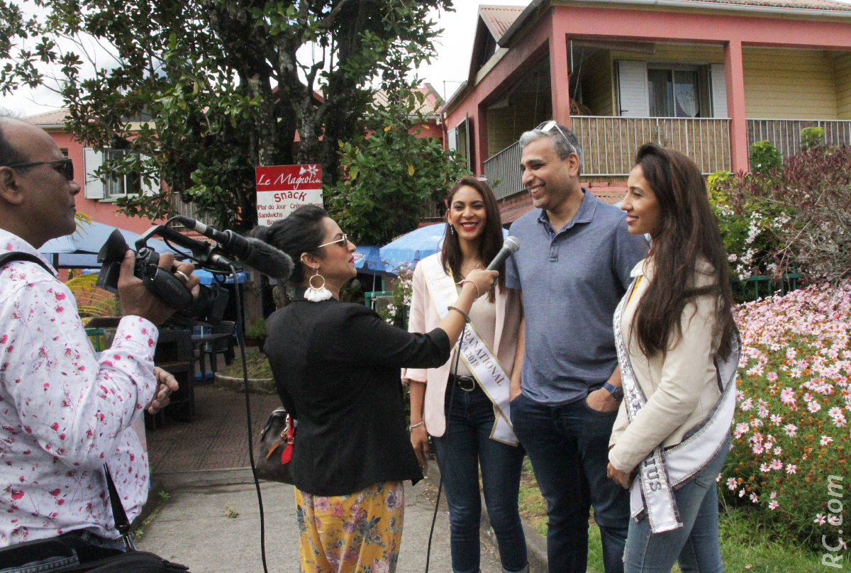 Reportage de la Mauritius Broadcasting Corporation (MBC) sur la venue de deux jolies ambassadrices de Maurice à La Réunion