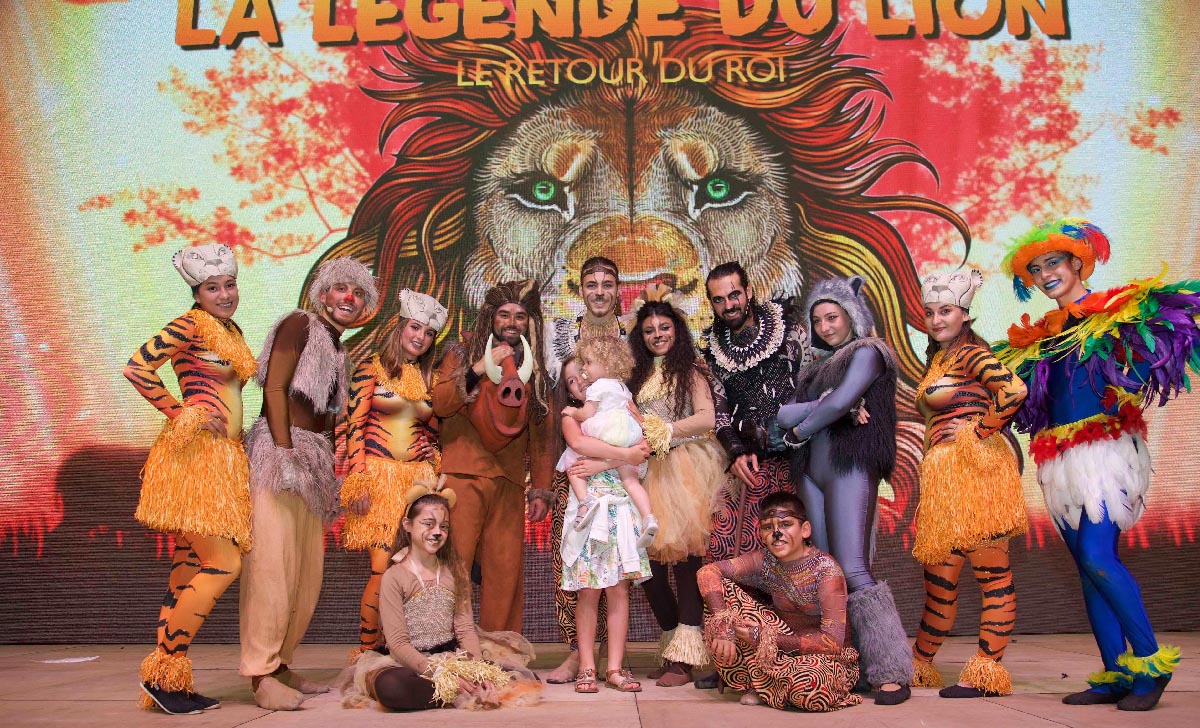 Spectacle du Roi Lion au Petit Stade de l'Est