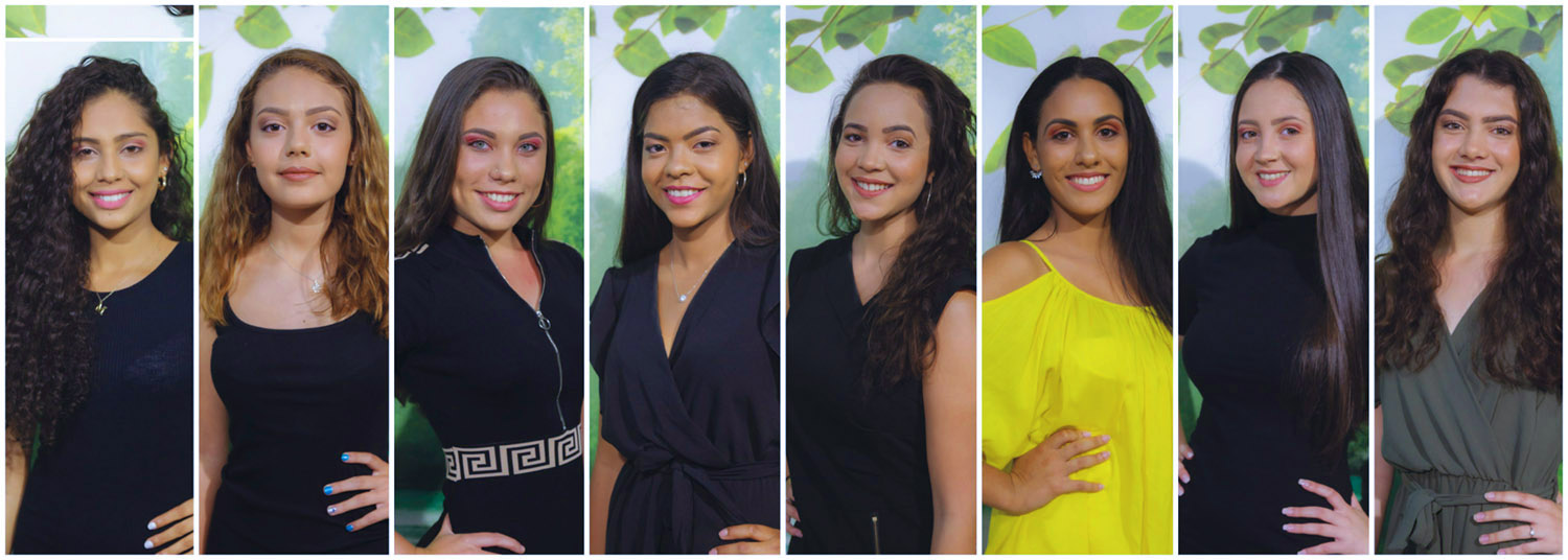 Les 8 candidates Miss Sain-Joseph 2019