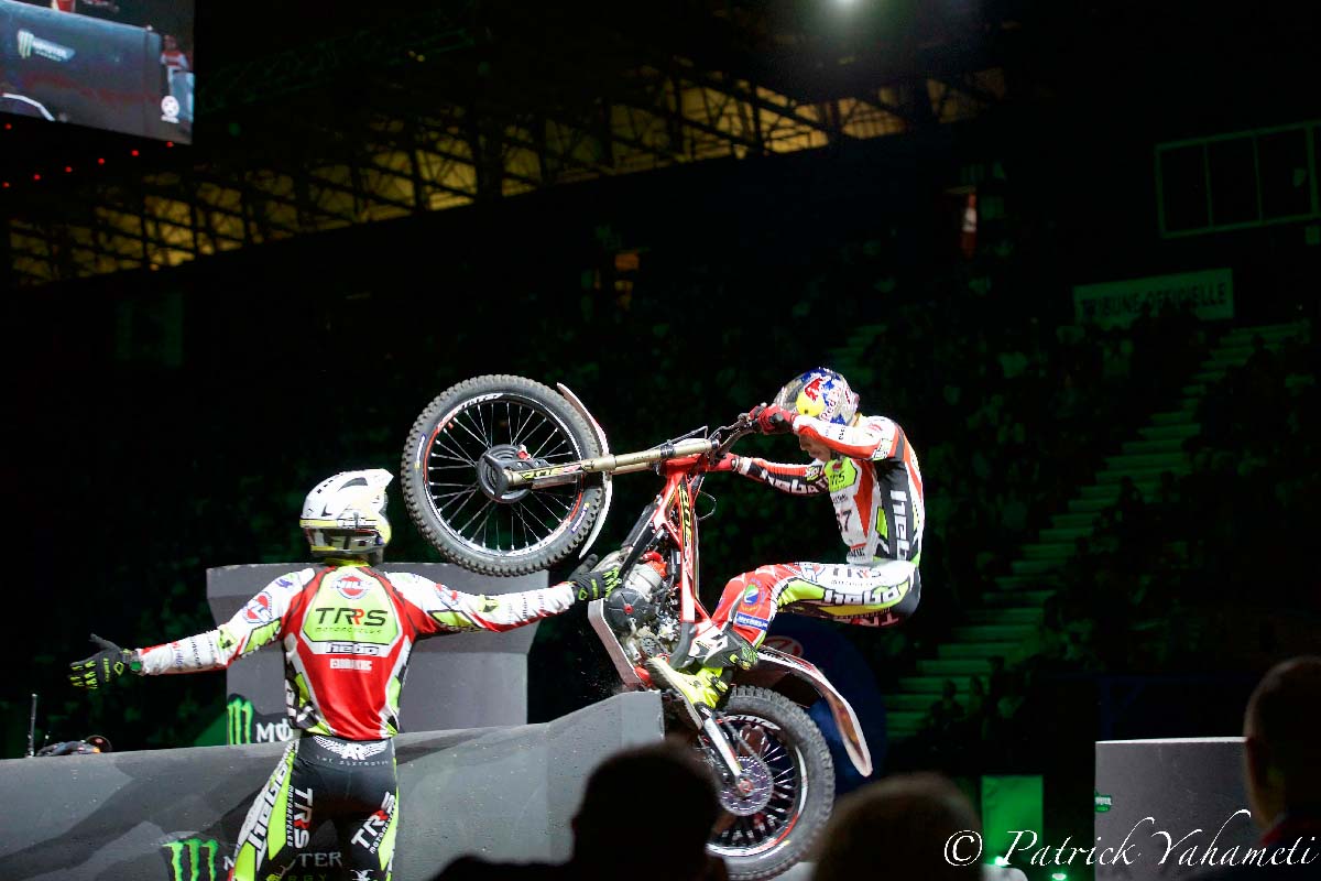 Mondial Indoor Moto X-Trial au Petit Stade de l'Est: spectaculaire!