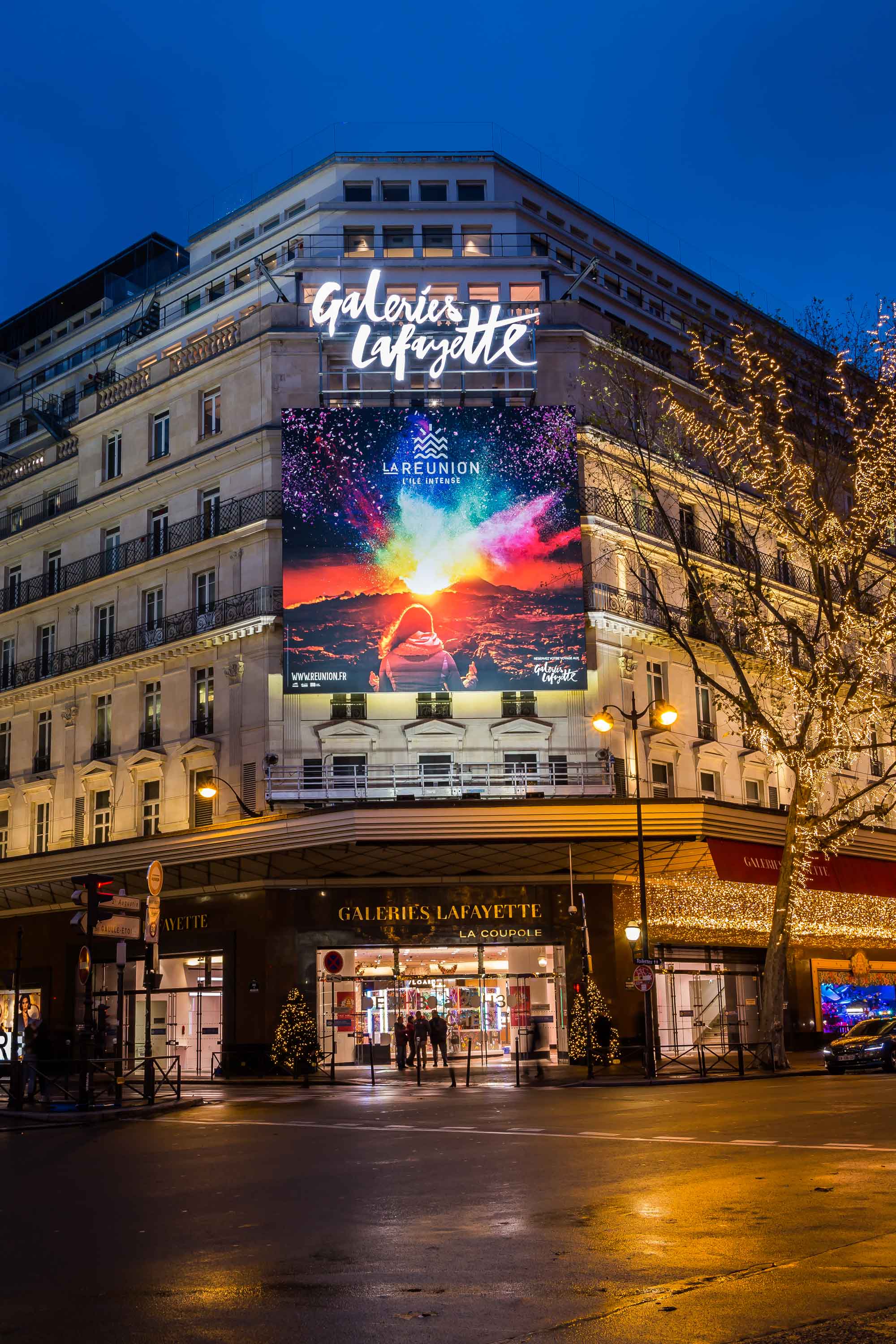 Tourisme La Réunion s'affiche aux Galeries Lafayette et en Europe