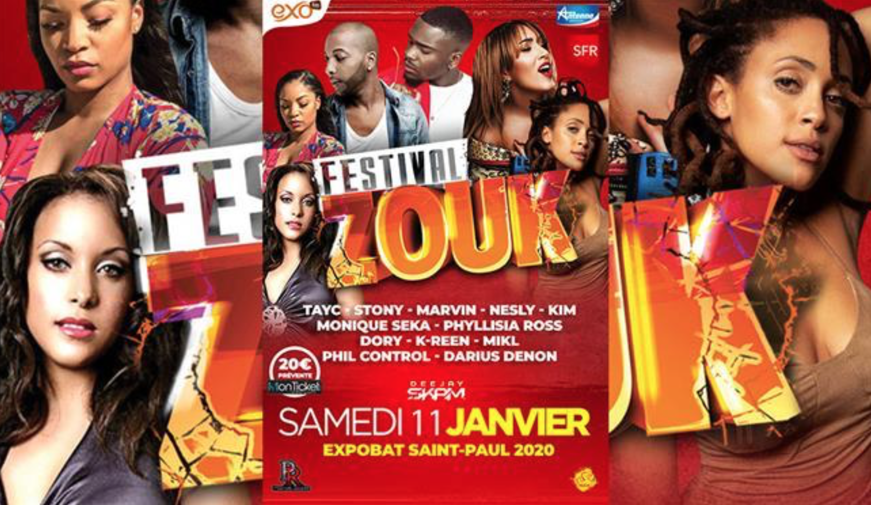 Festival Zouk samedi 11 janvier à Saint-Paul: à ne pas manquer!