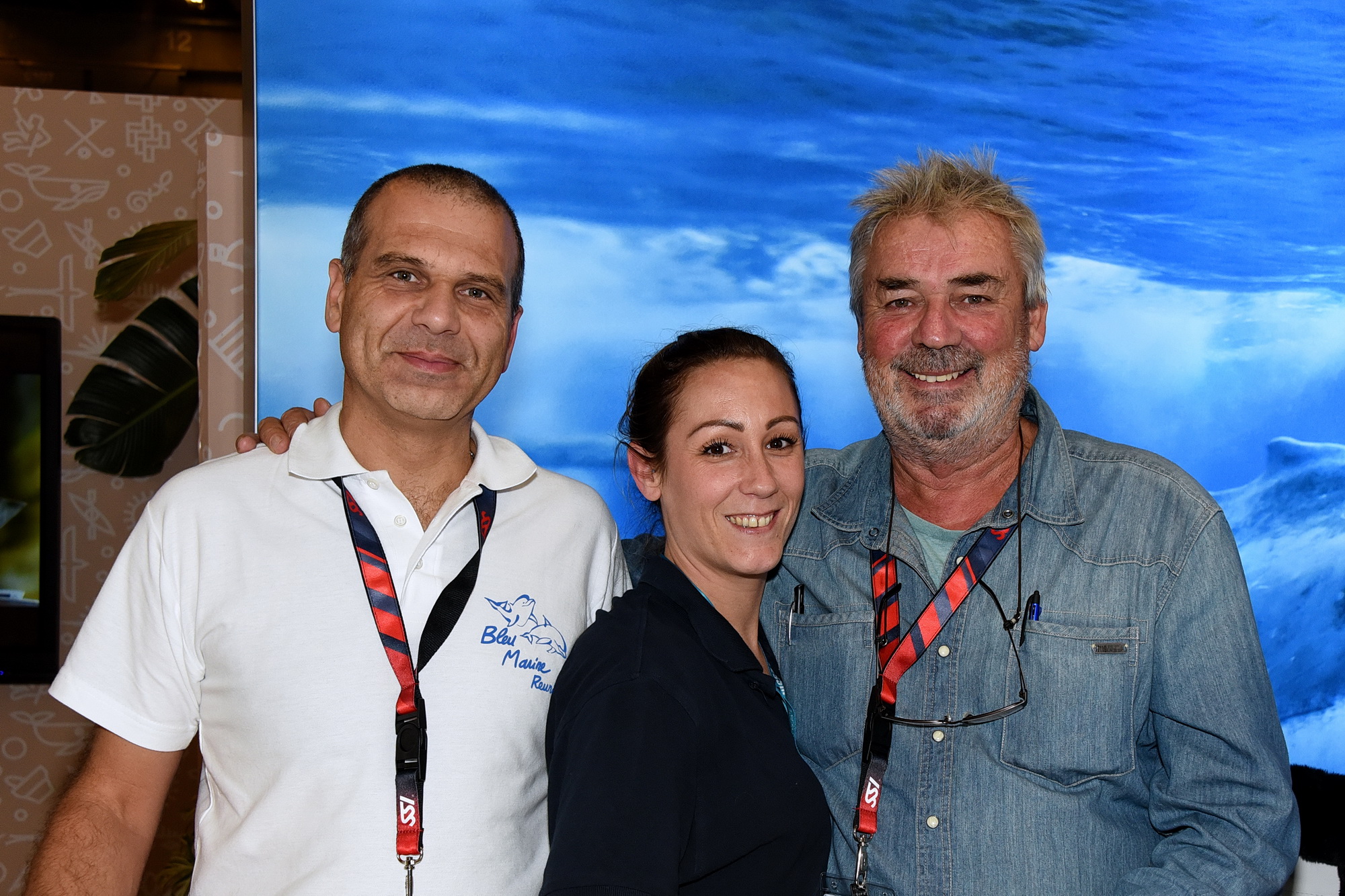 Jean-Sébastien Vallade, Mélanie LeBarbu et Yves Reignier (Bleu Marine)