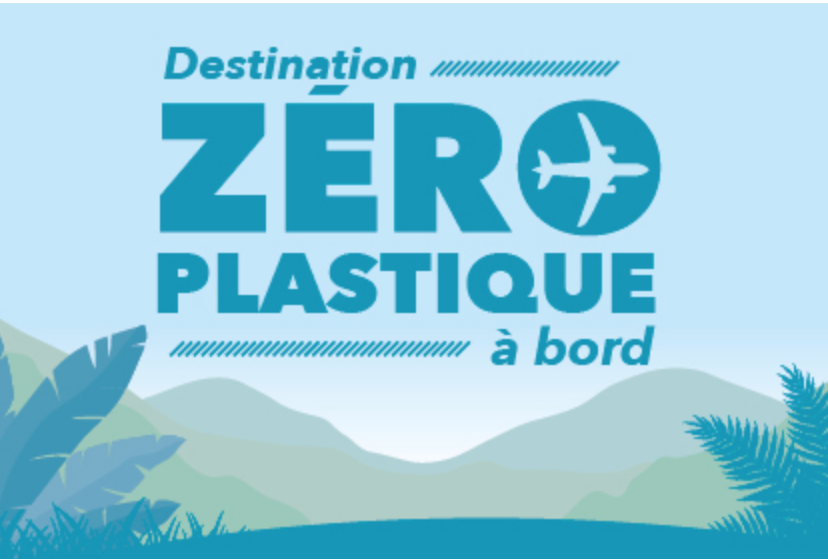 Zéro plastique à bord des avions Air Austral