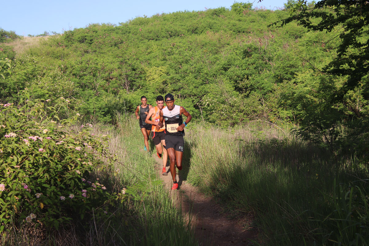 Jean-Patrice Payet, sur la plus haute du podium des 15 km en 2019