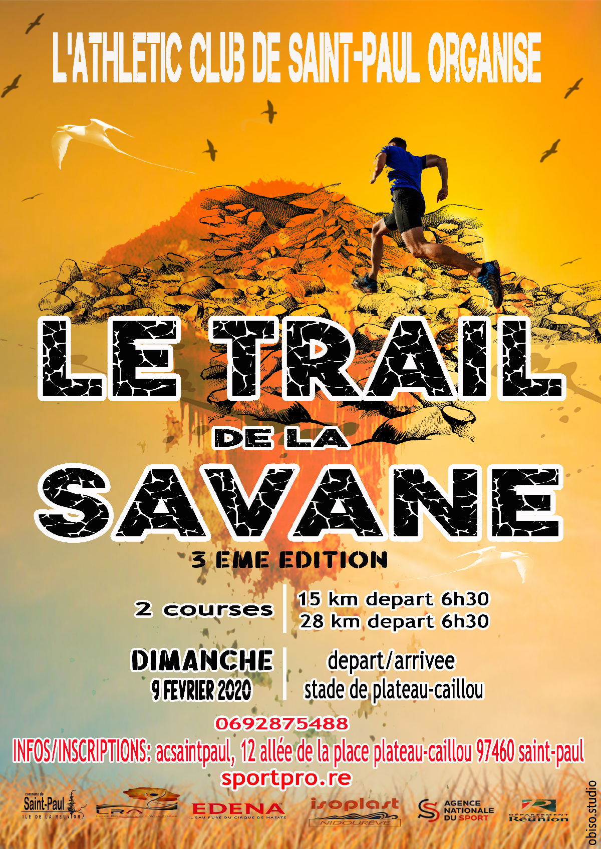 Trail de la Savane: 28 km et 15 km au menu
