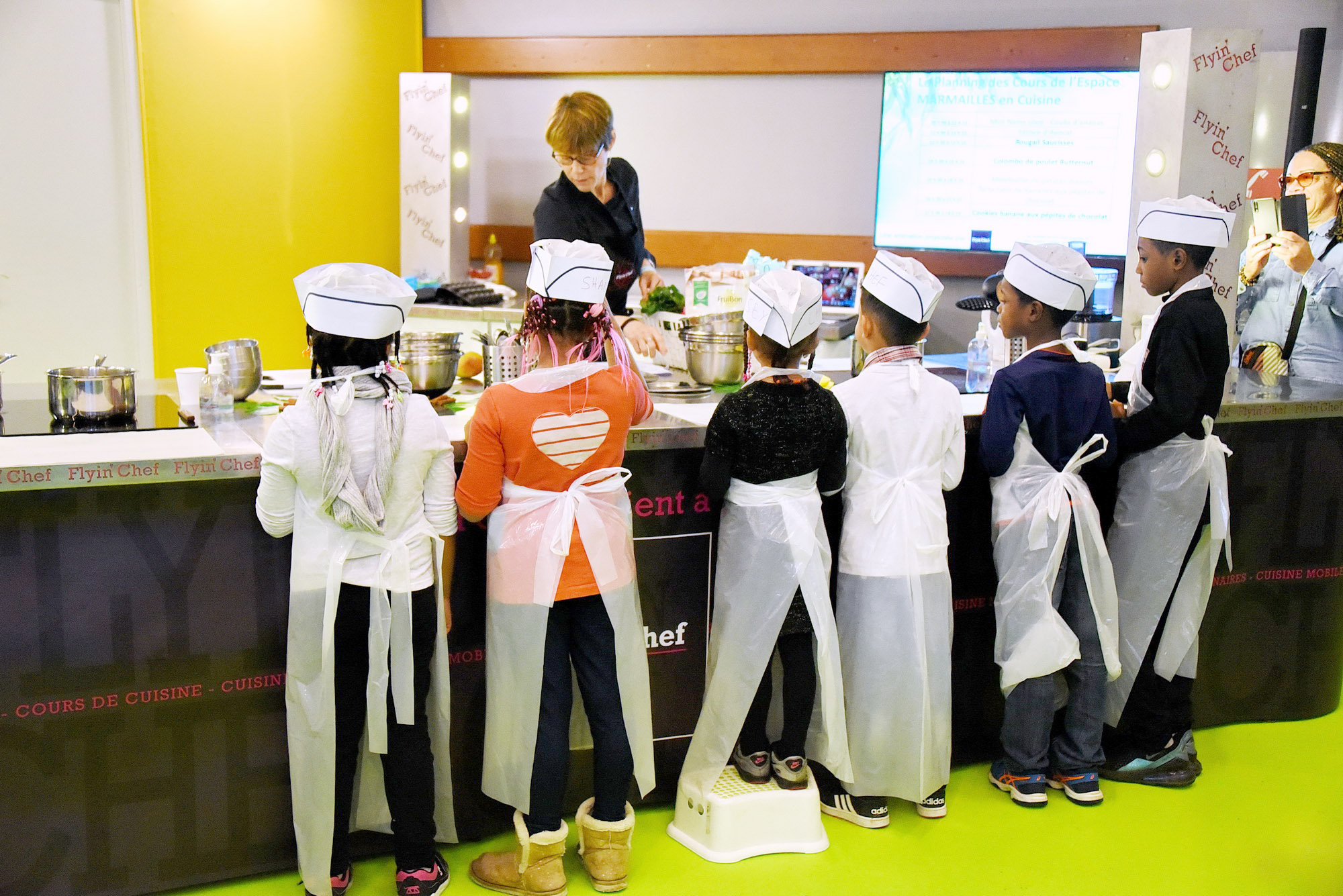 A l'espace "Marmaille en cuisine"
