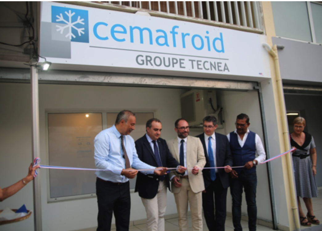 Inauguration de l'agence Cemafroid à Saint-Pierre