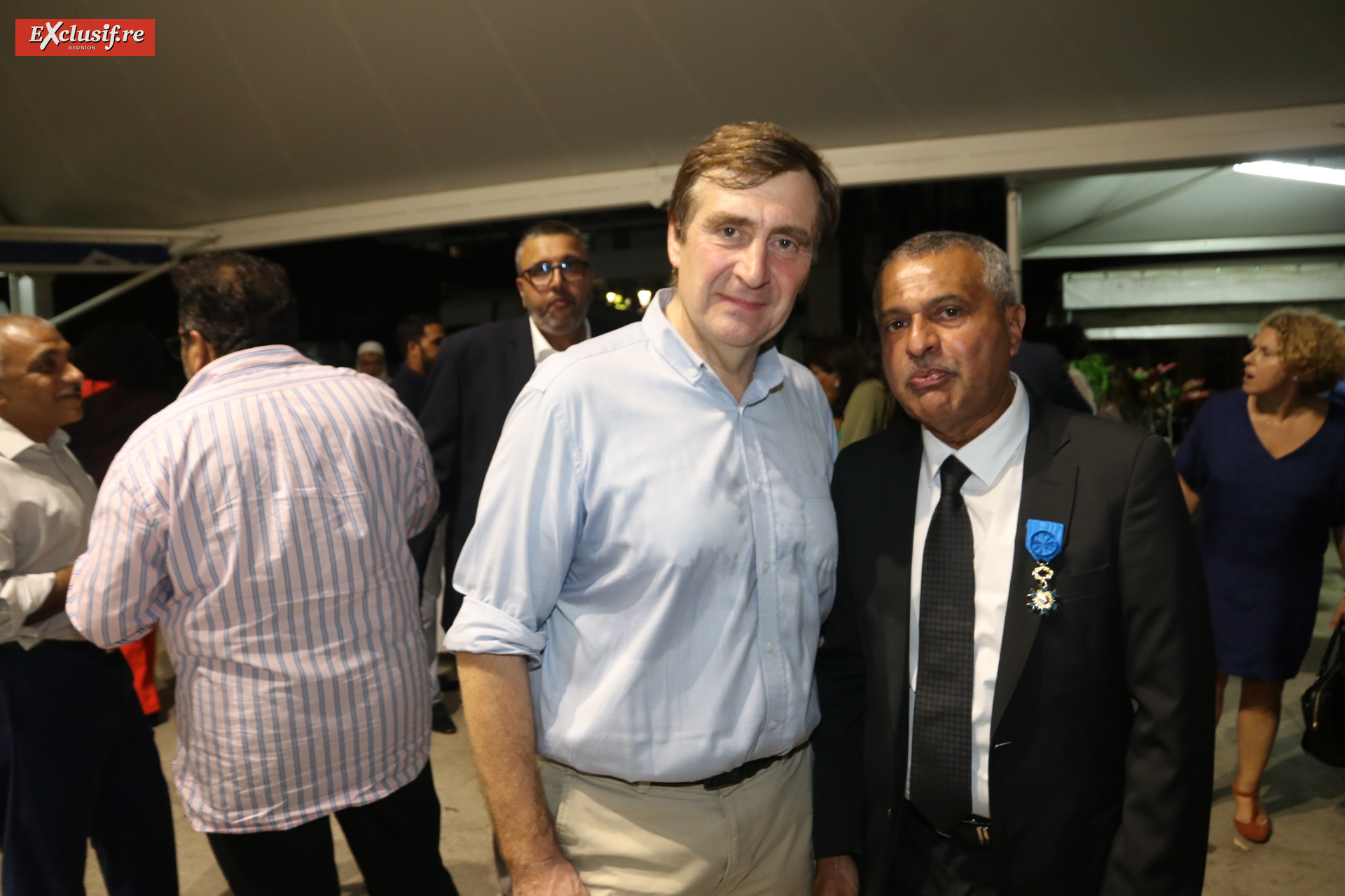Jean-Marc de Courson, directeur général BNPI Réunion, et Younous Ravate