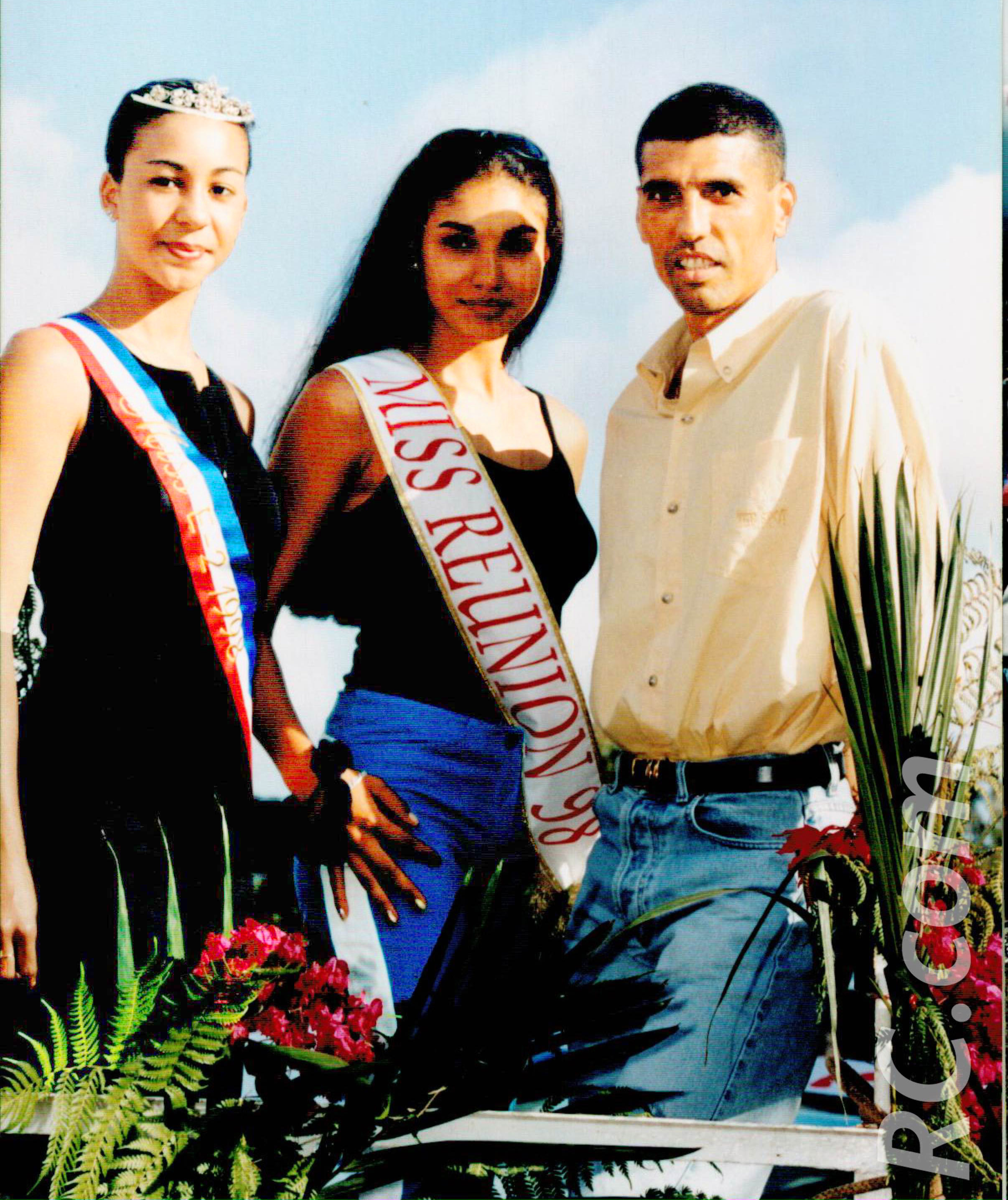 Jean-Louis Prianon et Angélique Marcel, Miss Réunion 1998