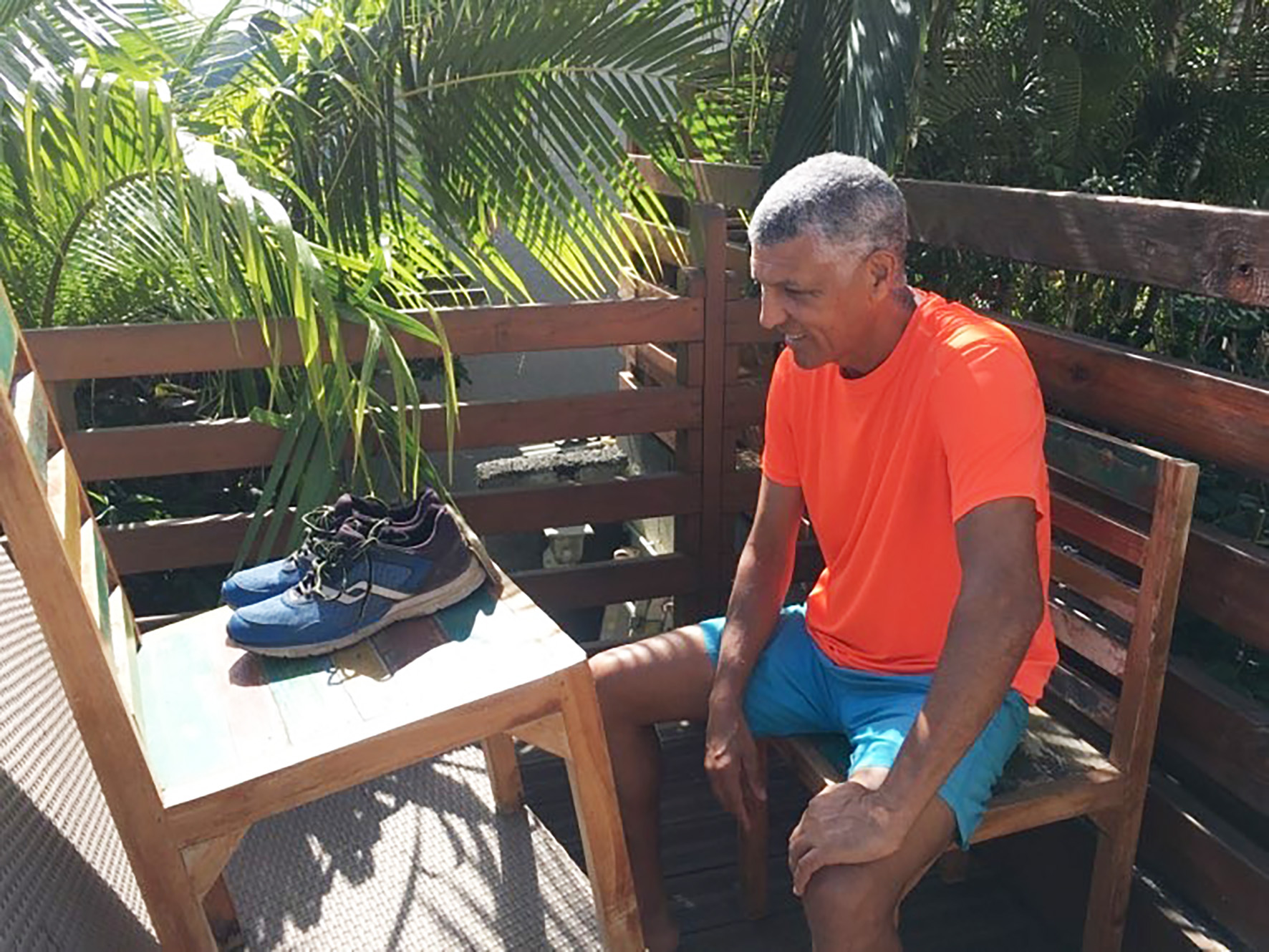 Jean-Louis Prianon continue de «courir» derrière les athlètes... pour des interviews