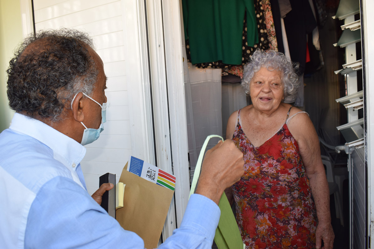 La Mairie de Saint-Denis a distribué des masques aux seniors de la ville