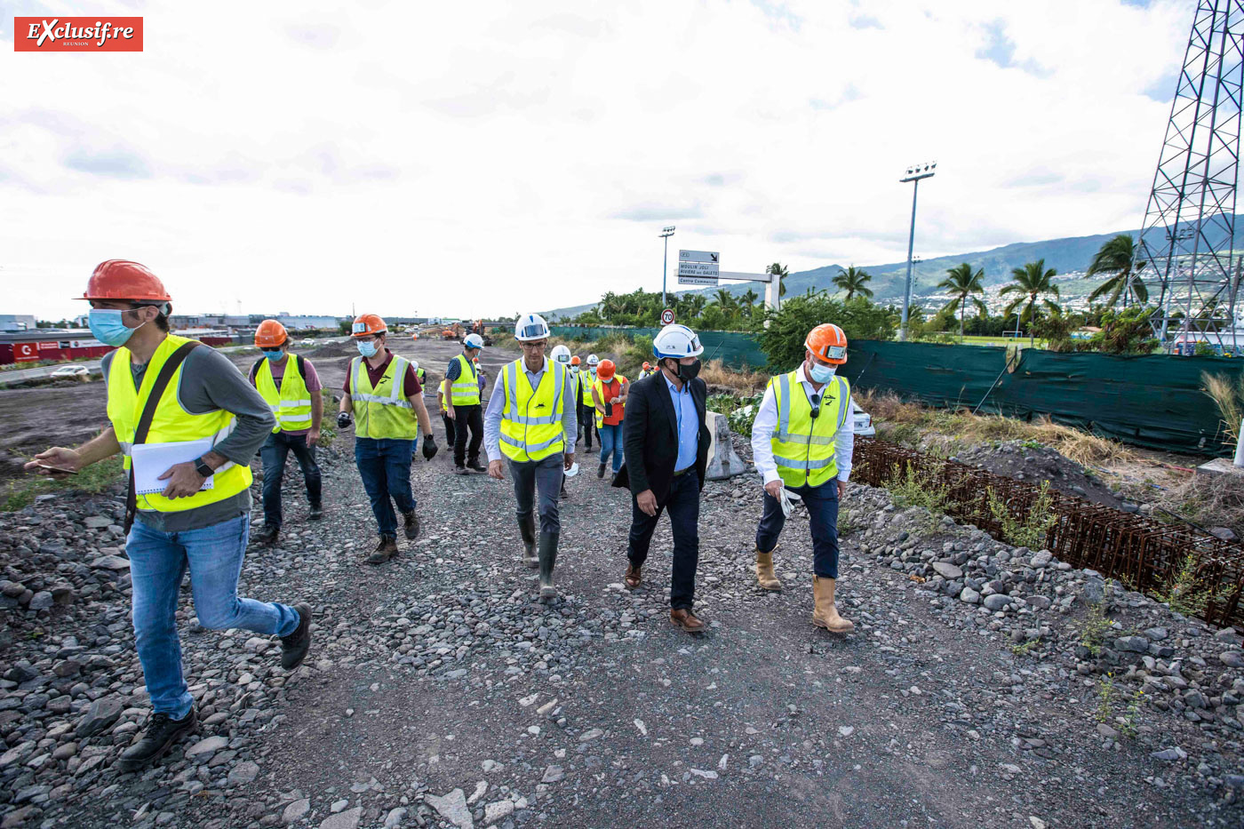 Une visite de chantier pour faire le point