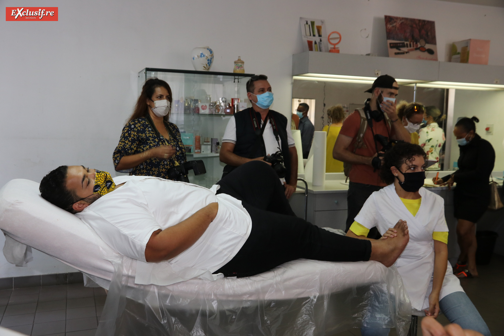 Distribution de masques aux apprentis de la Chambre des Métiers et de l'Artisanat