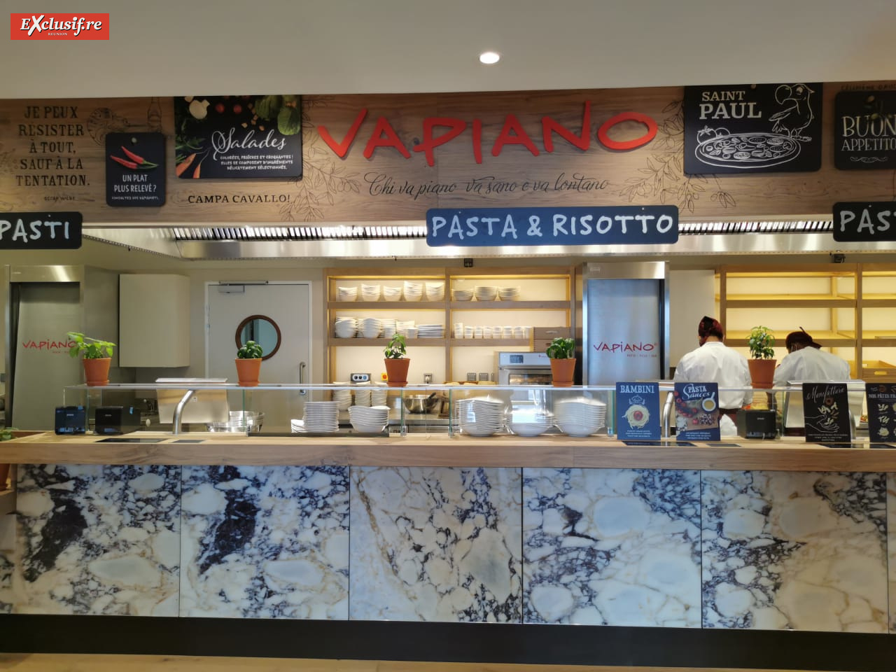 Vapiano Saint-Paul ouvre ce vendredi 3 juillet dans l'ancien hôtel Lacay